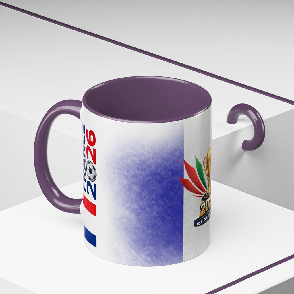Soccer 2026 Commemorative Mug — France Accent Coffee Cup (11/15oz)