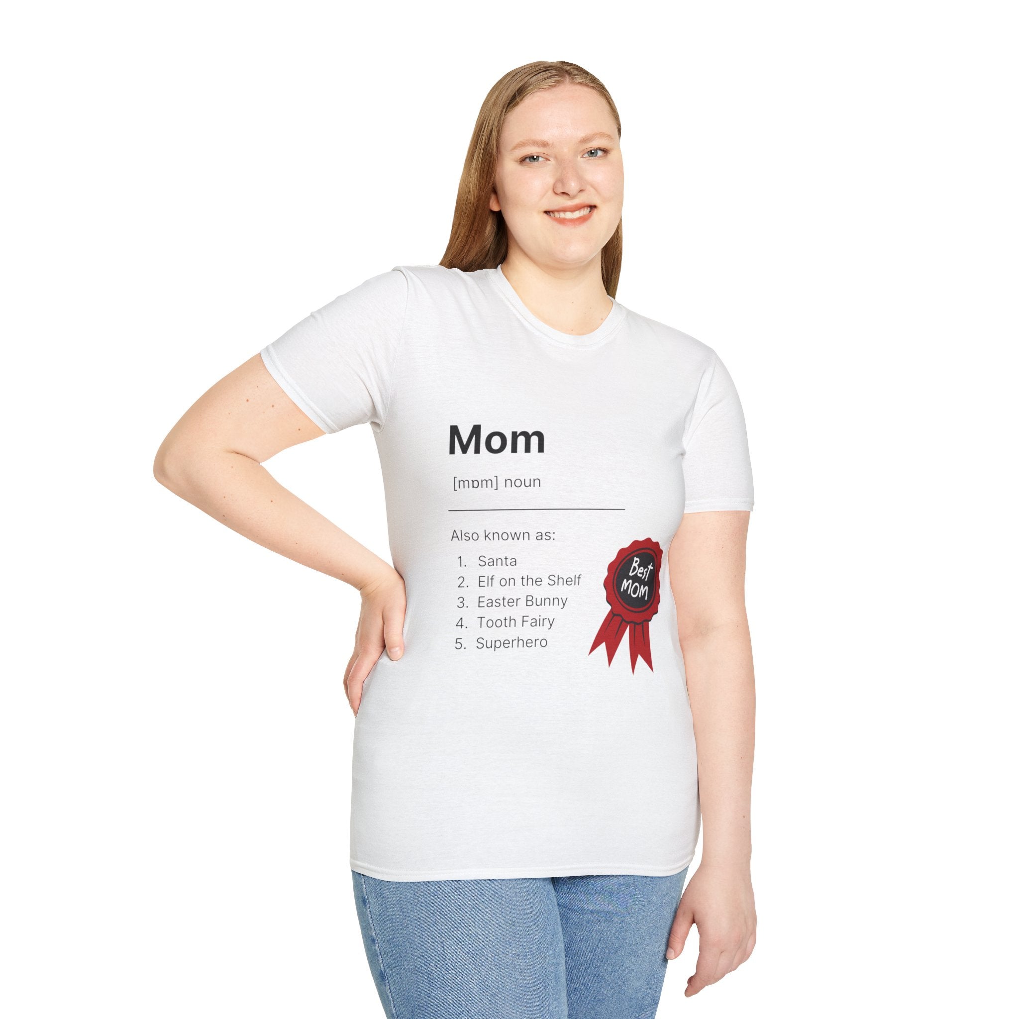 Mom Definition T-Shirt — 'Best Mom' Ribbon Mother's Day Tee