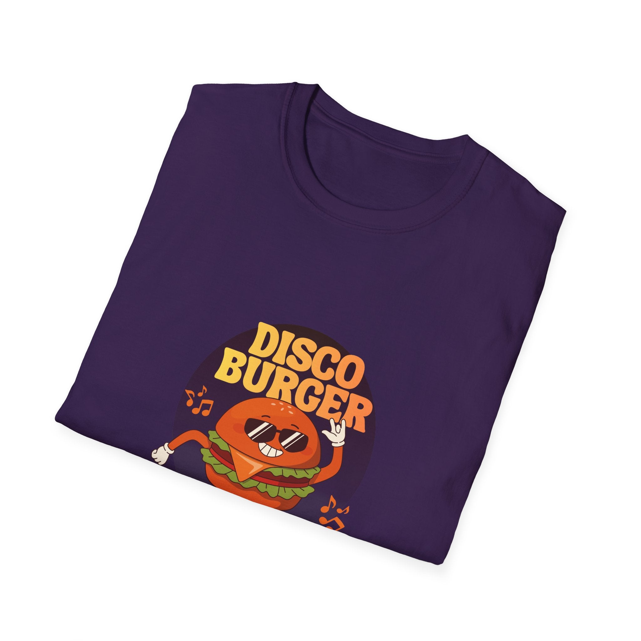 Disco Burger T-Shirt — Retro Dancing Burger Graphic Tee