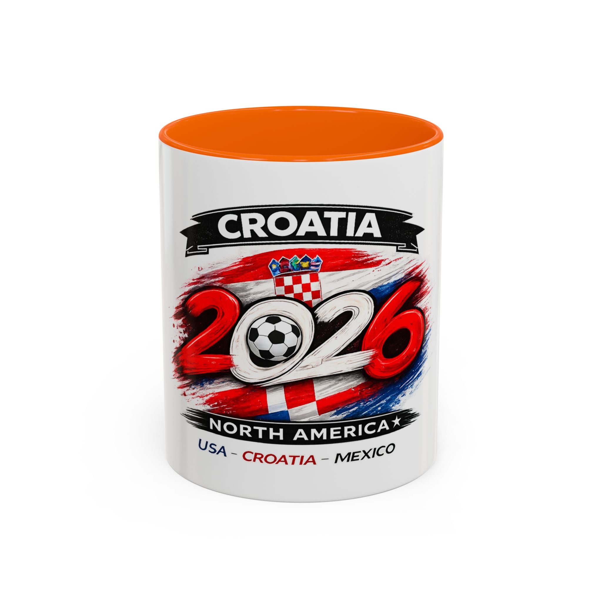 Croatia 2026 Soccer Mug — North America Cup Supporter Coffee Cup