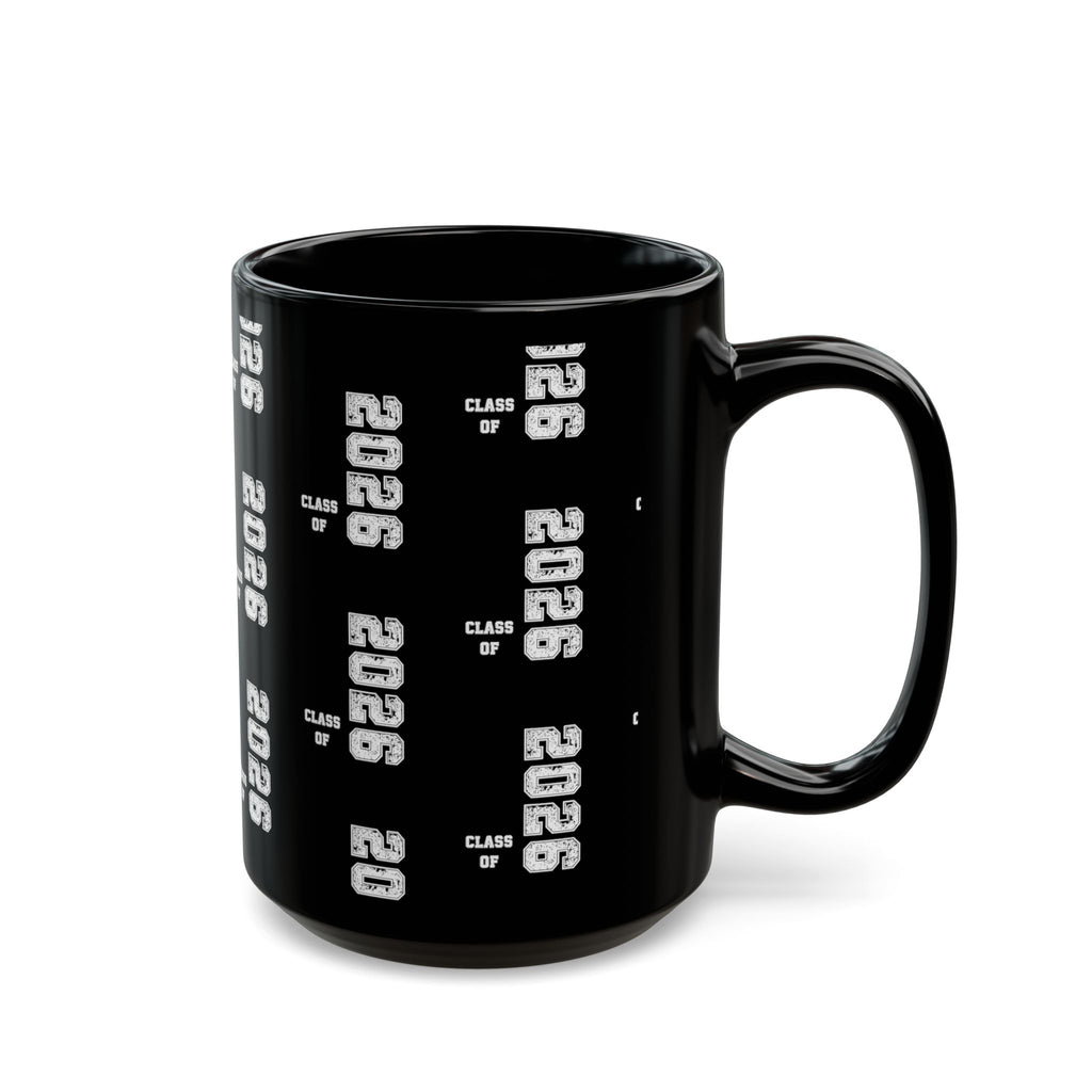 Class of 2026 Black Graduation Mug – 11oz & 15oz Ceramic