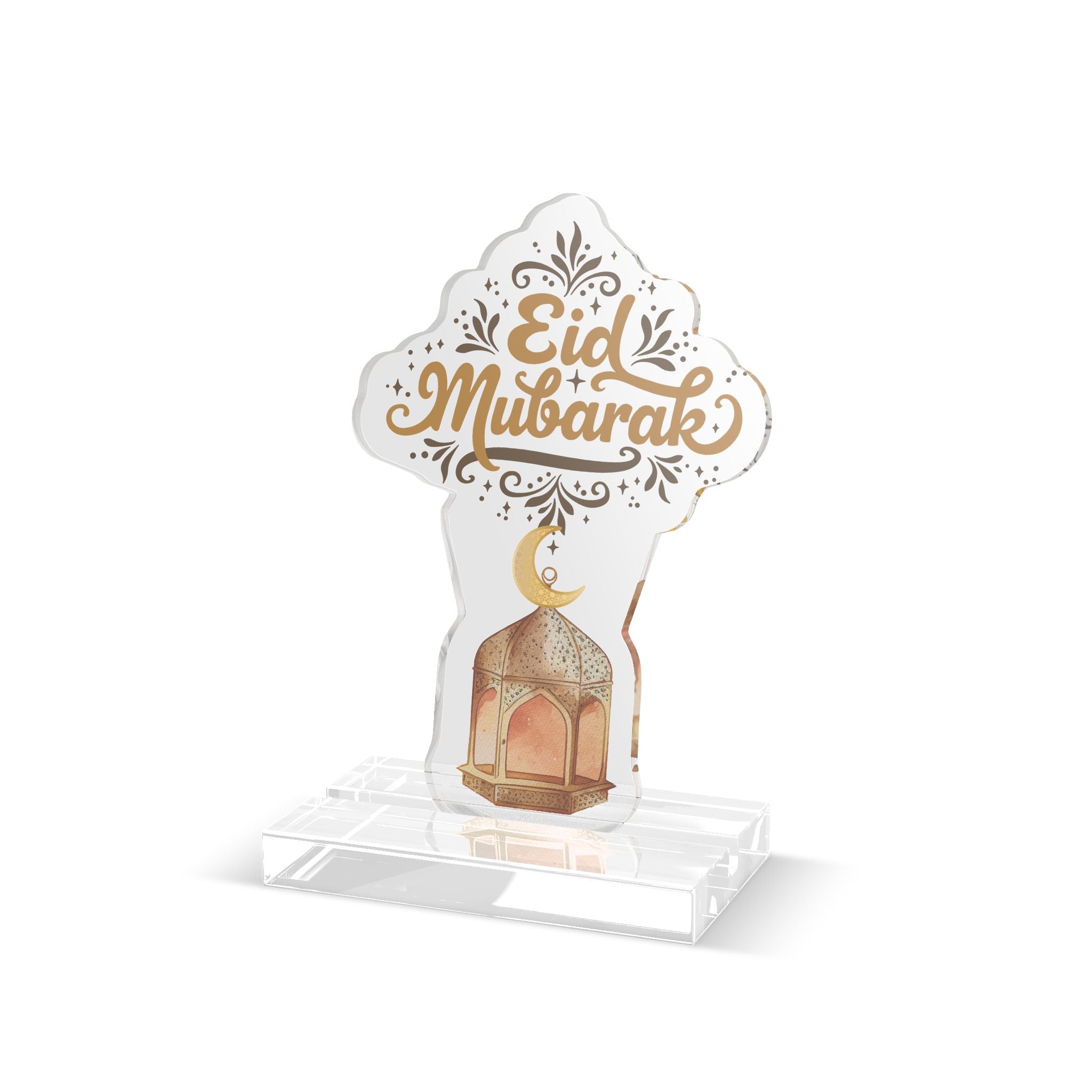 Eid Mubarak Acrylic Standee – Decorative Ramadan Celebration Decor