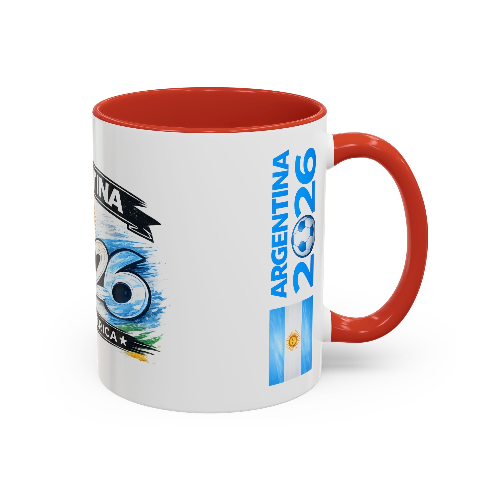 Argentina 2026 Soccer Cup Mug – Accent Coffee Cup (11/15oz)