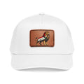 Iraq Mid Profile Baseball Cap with Leather Patch (Rectangle)