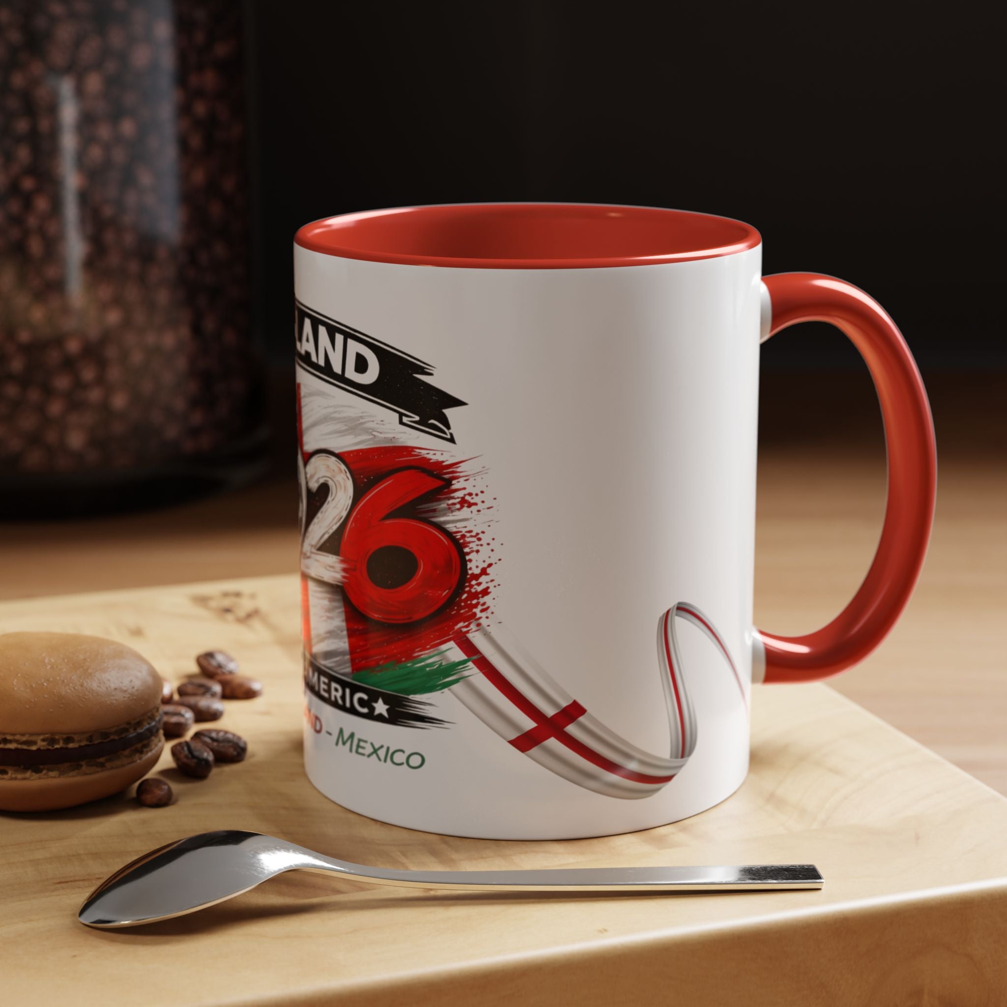 England 2026 Soccer  Cup Mug – North America (USA • England • Mexico)