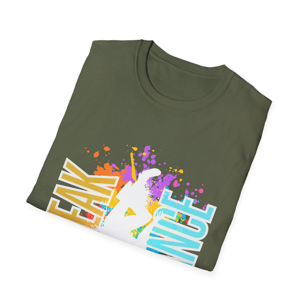 Break Dance T-Shirt – Colorful Splatter B-Boy/B-Girl Street Dance Tee
