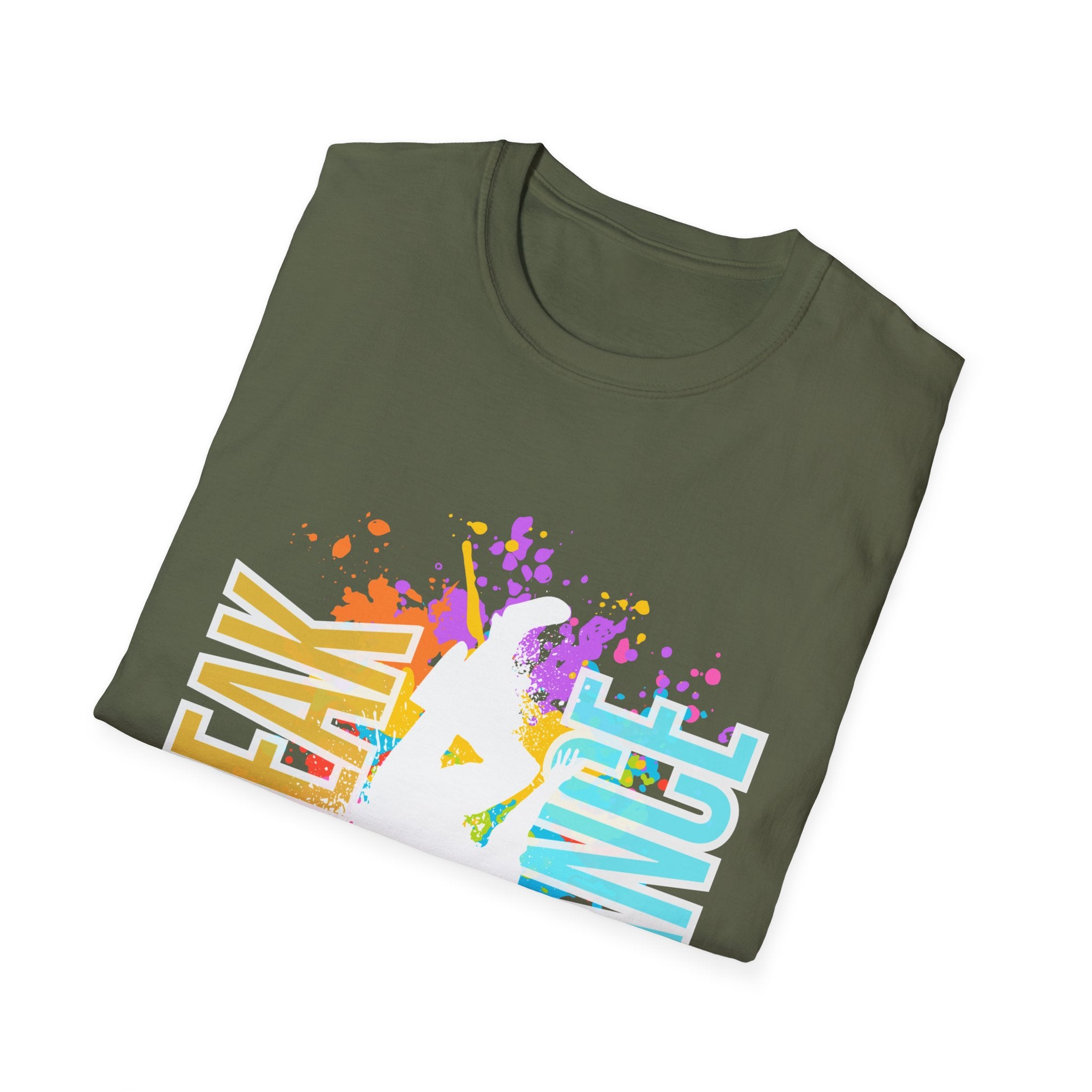 Break Dance T-Shirt – Colorful Splatter B-Boy/B-Girl Street Dance Tee