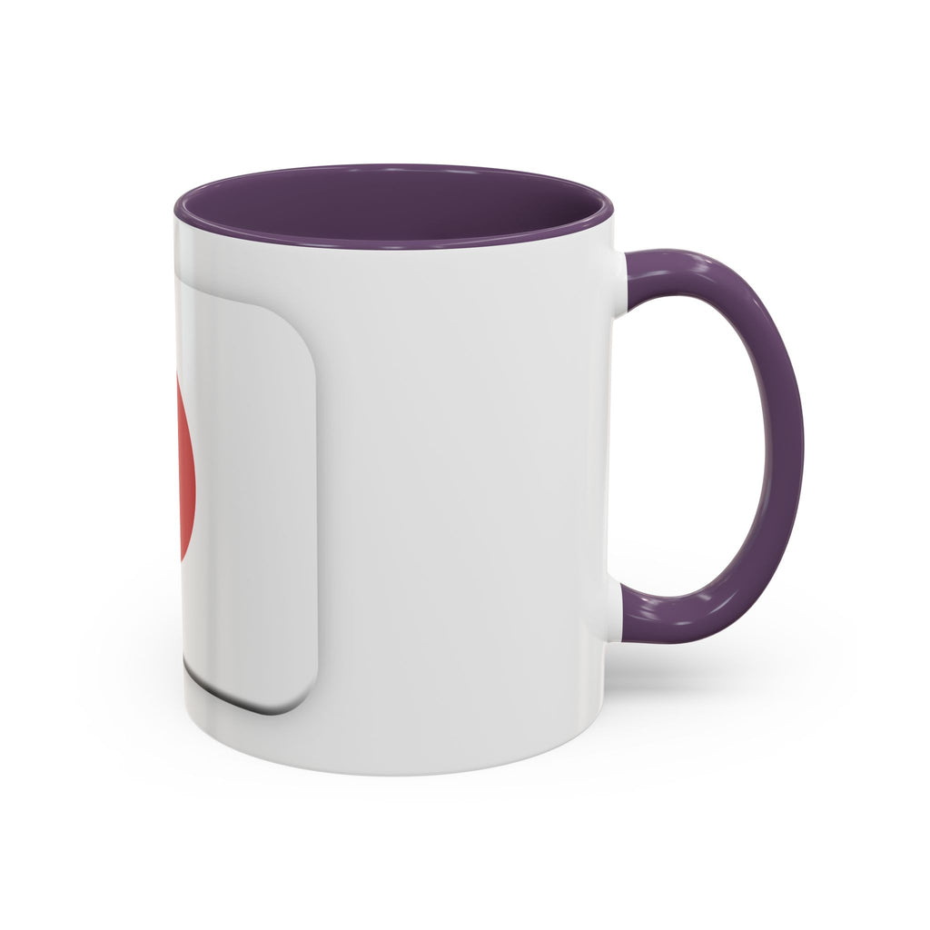 Japanese Minimal Red Dot Accent Coffee Mug — Modern Japanese Flag Inspired Ceramic Mug (11/15oz)