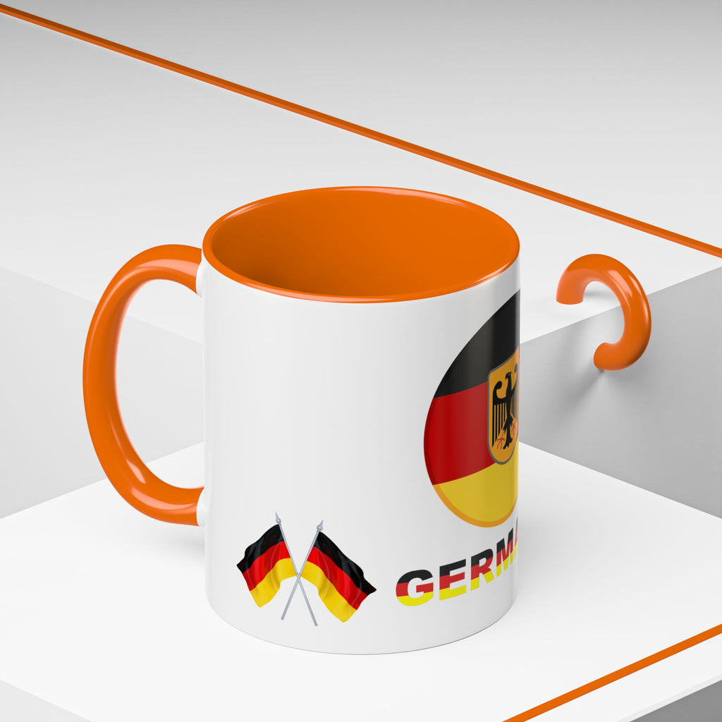 Germany Flag Coffee Mug — German Pride Accent Mug (11/15oz)