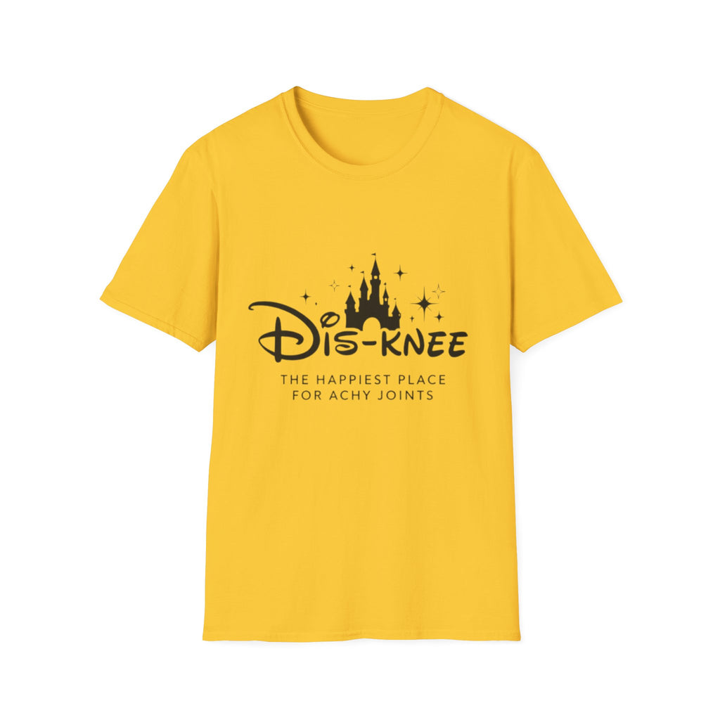 Dis-Knee T-Shirt — 'The Happiest Place for Achy Joints' Funny Arthritis Gift