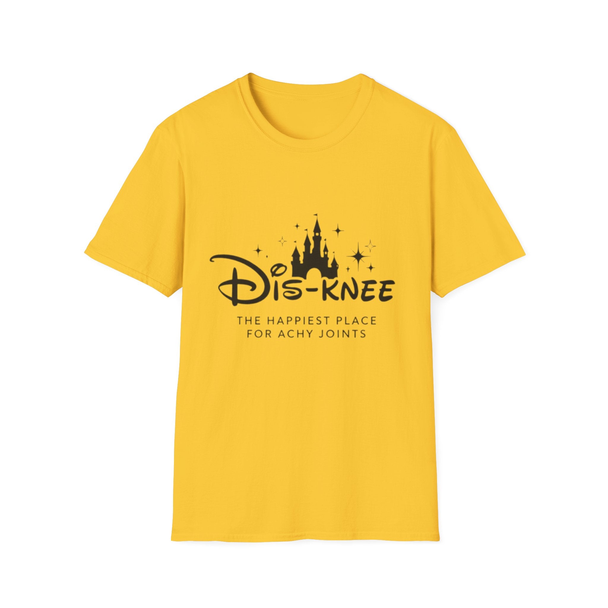 Dis-Knee T-Shirt — 'The Happiest Place for Achy Joints' Funny Arthritis Gift