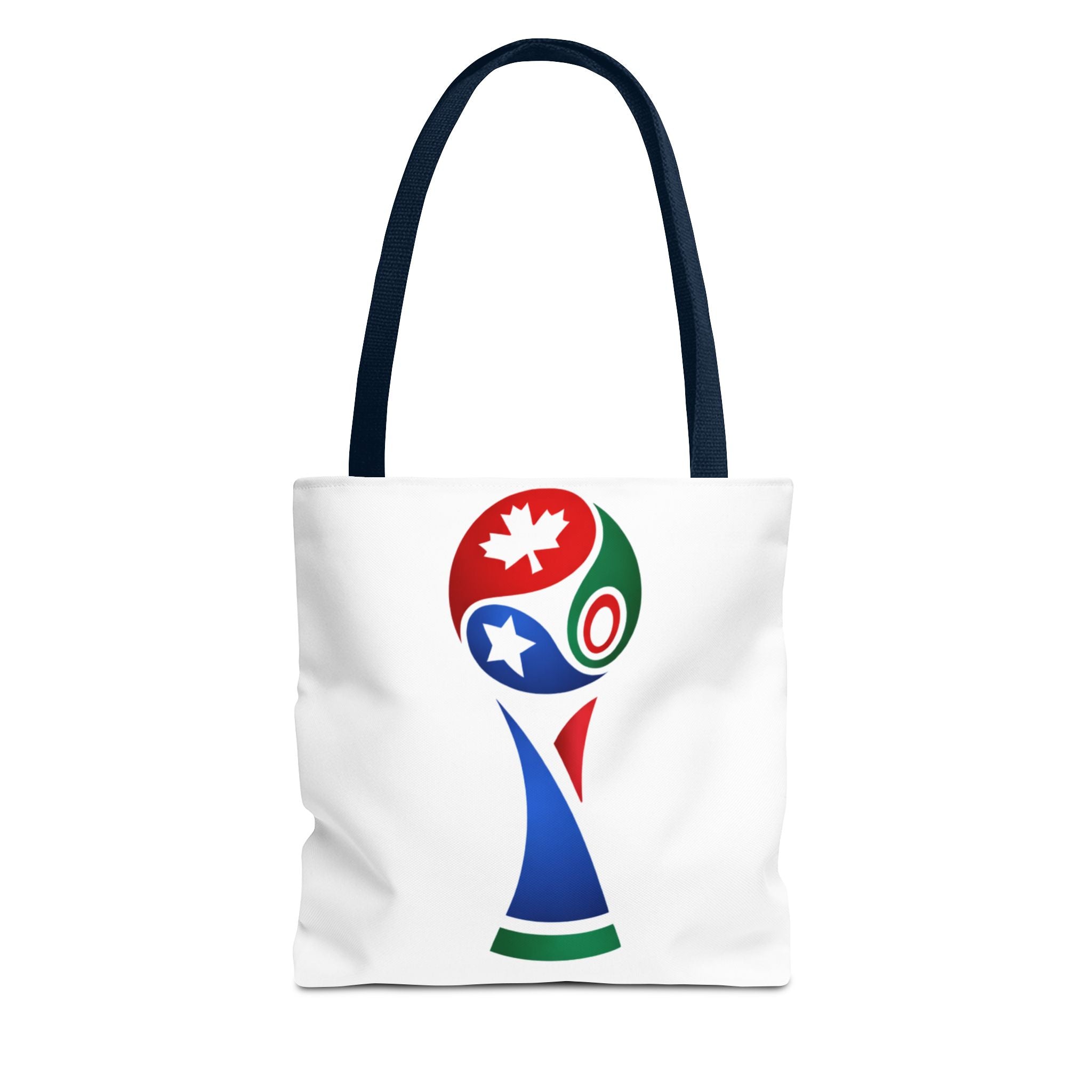 2026 USA Canada Mexico Soccer Trophy Tote Bag — World Cup Style Fan Tote