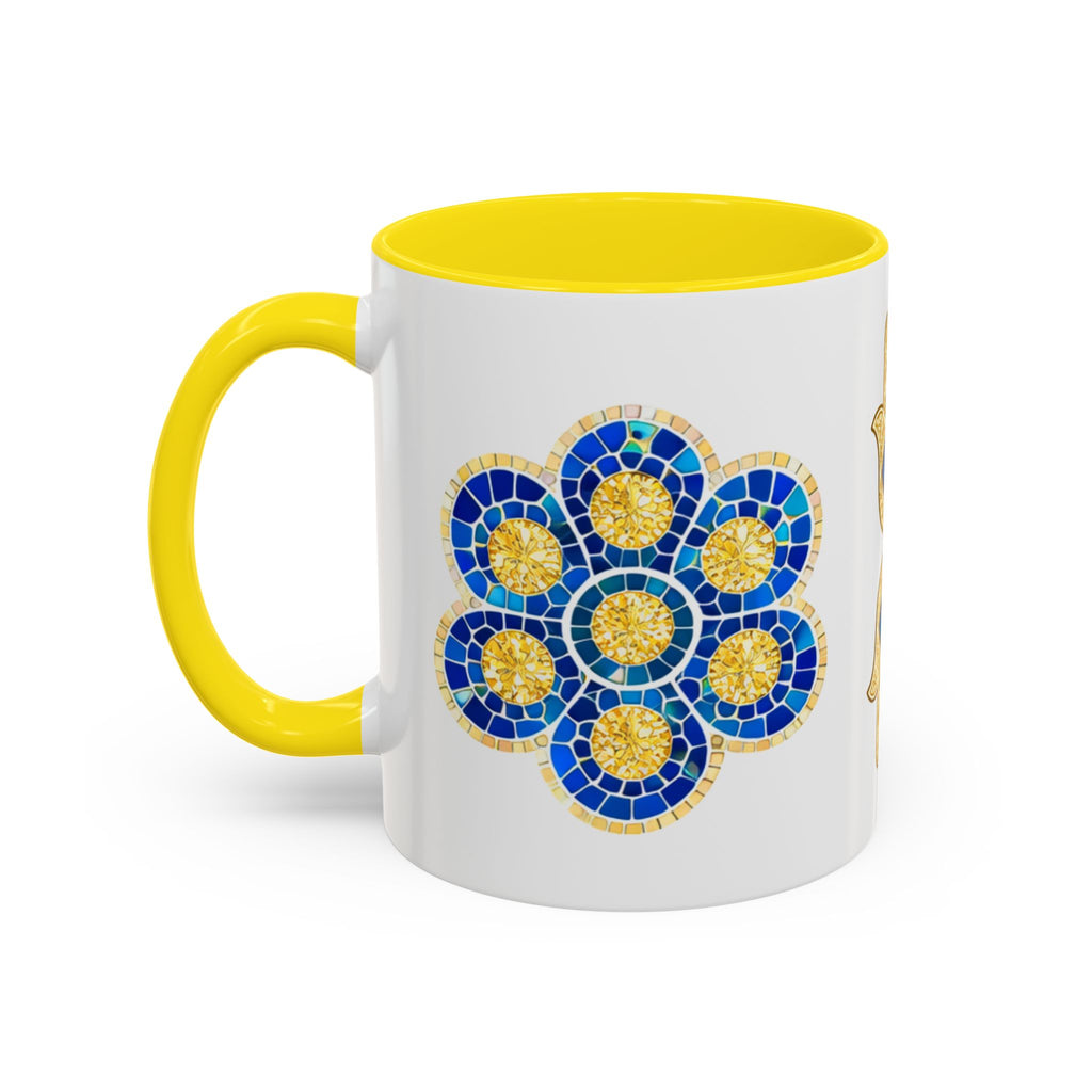 Evil Eye Hamsa Accent Coffee Mug