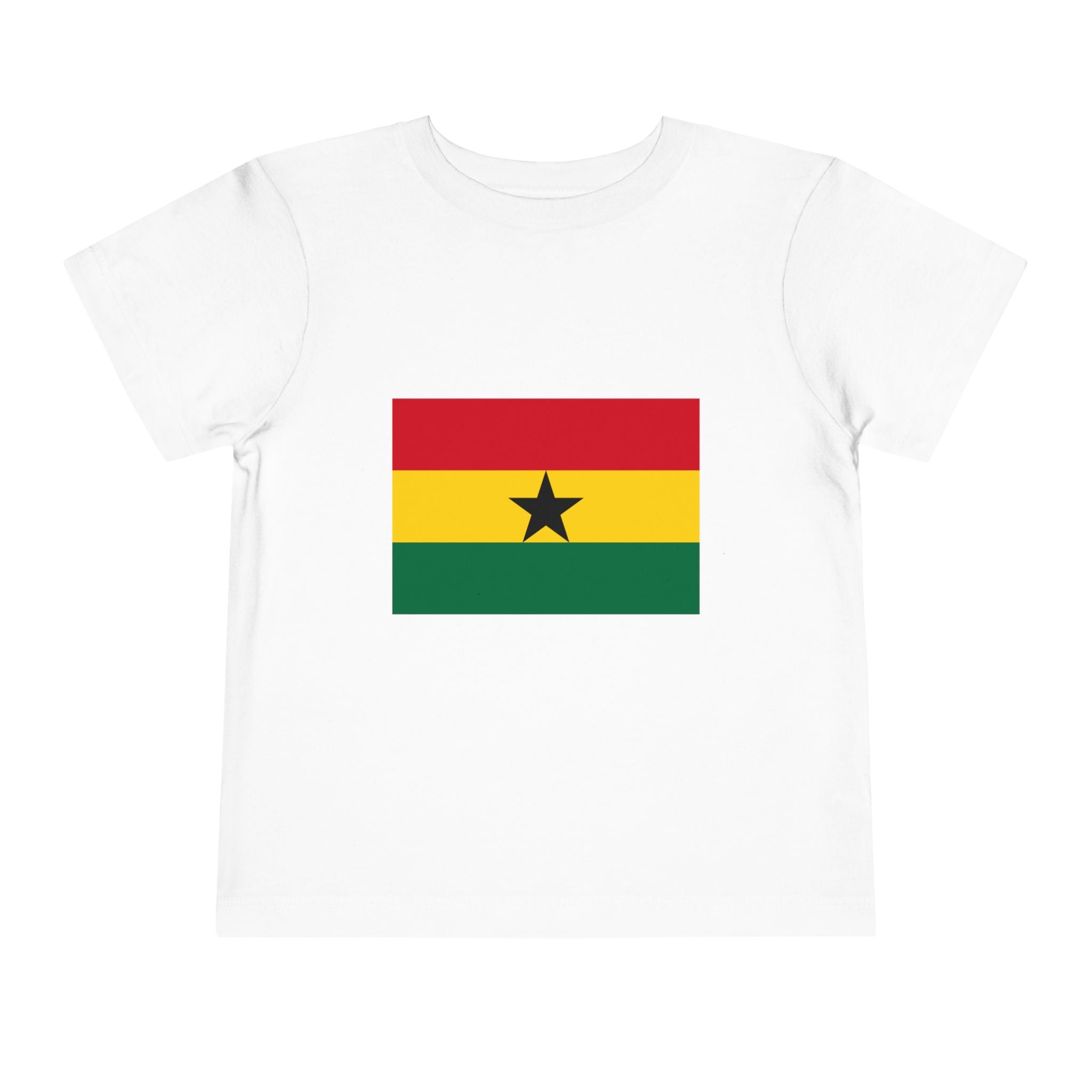 Ghana Flag Toddler Tee — 'Ghana' Cup Trophy Kids Shirt