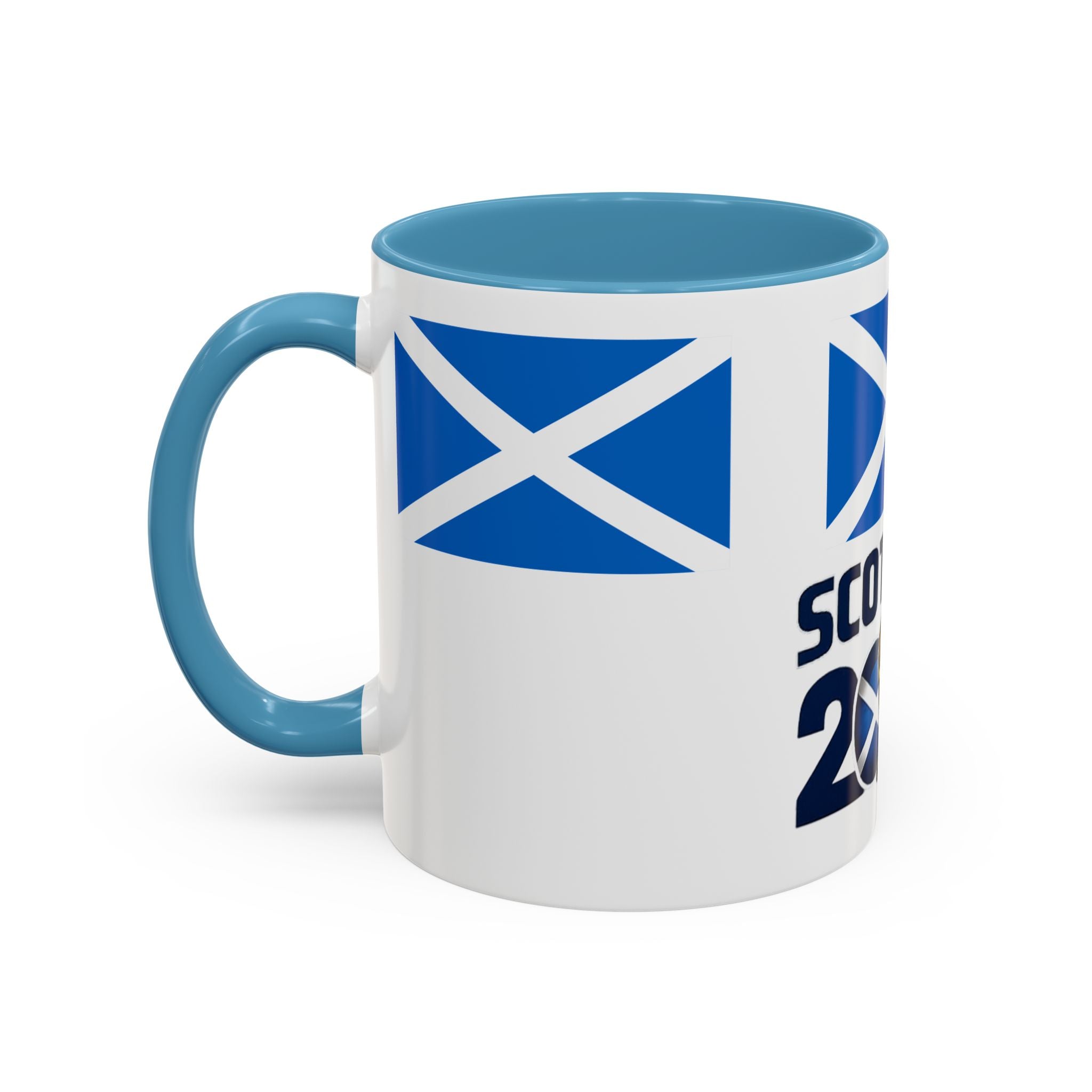 Scotland 2026 Cup Coffee Mug – Scottish Flag & Trophy Accent Mug (11/15oz)
