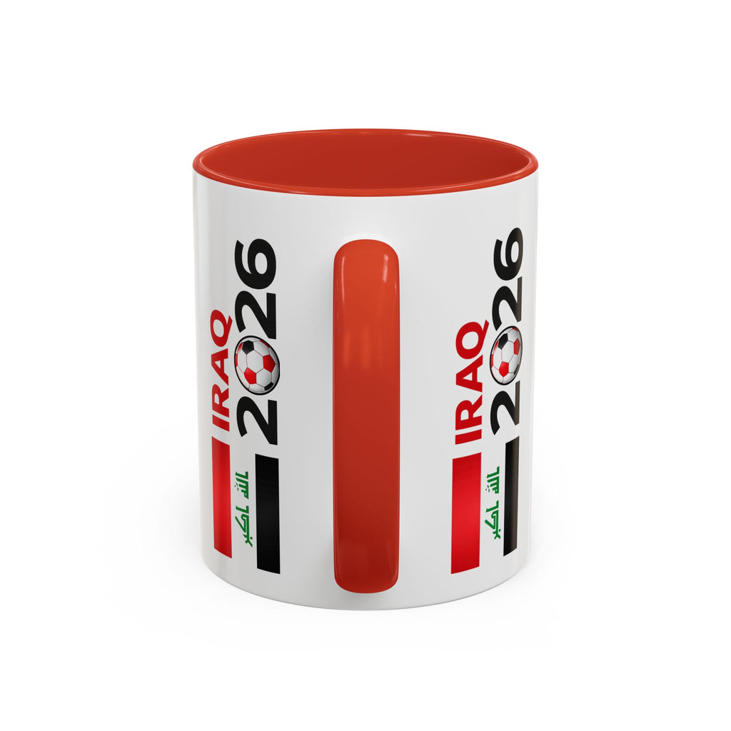 Iraq 2026 Accent Coffee Mug — Arabic Pride Flag Design
