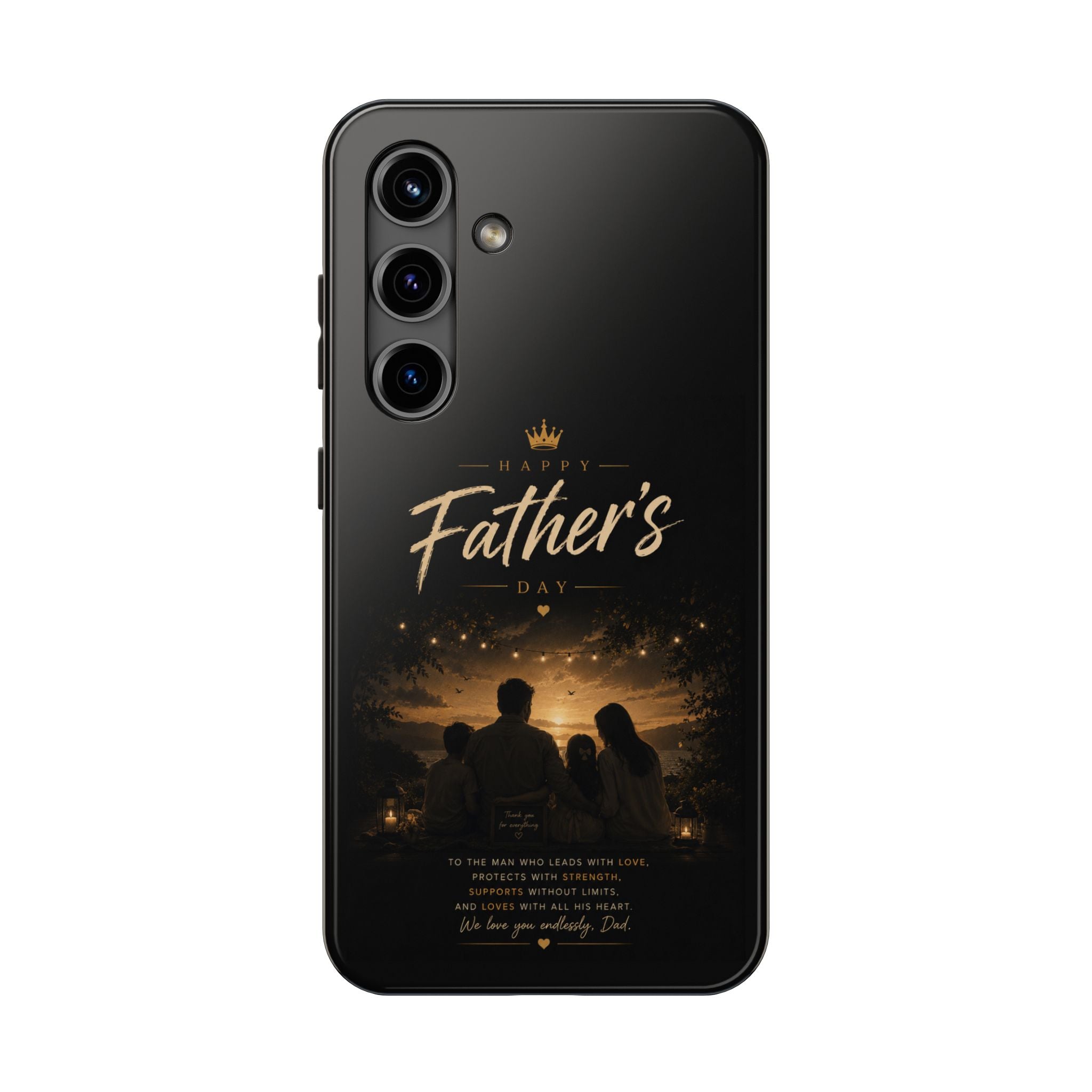 Father’s Day Tough Phone Case — Personalized Sentimental Nightscape Design