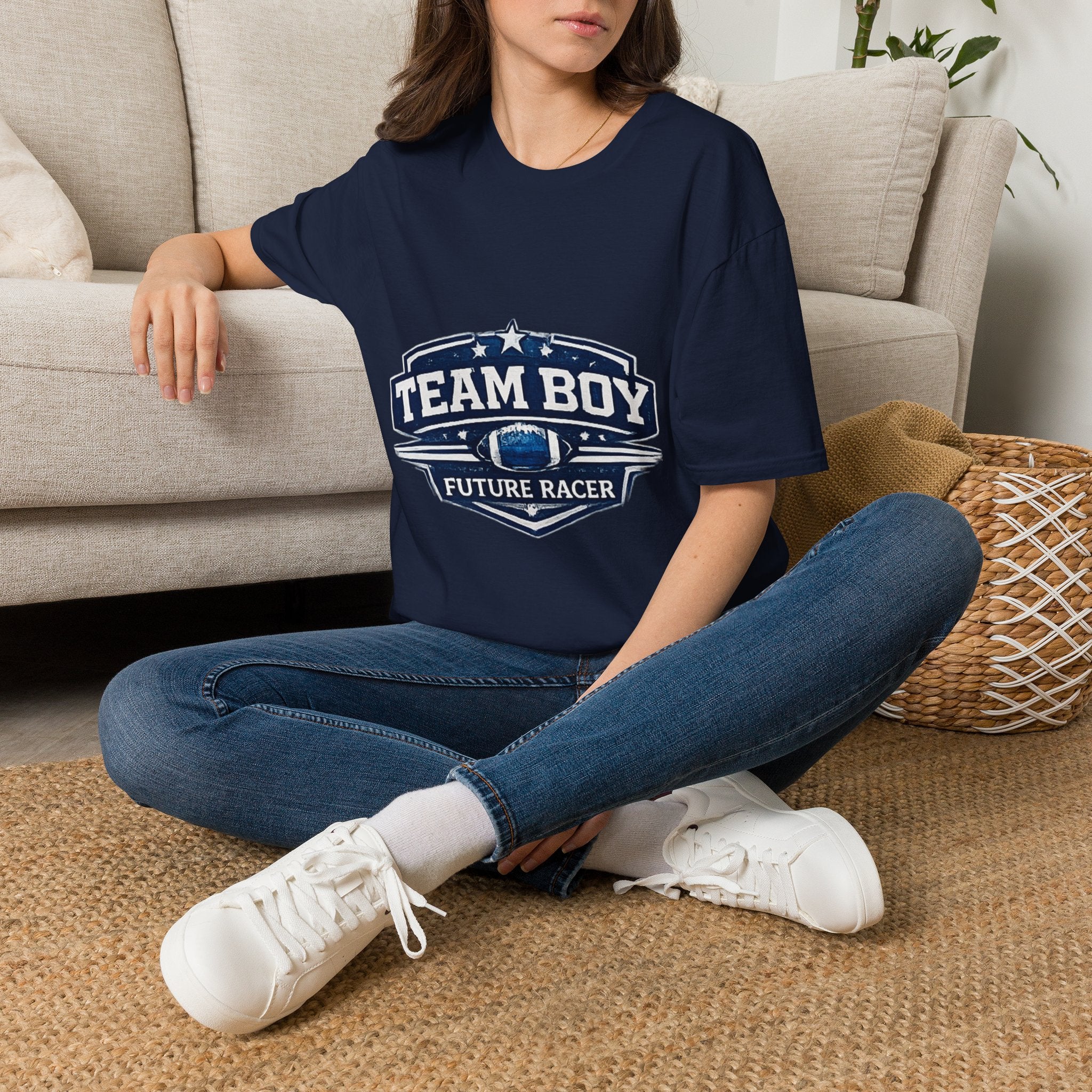 Team Boy T Shirt | Future Racer Badge Tee