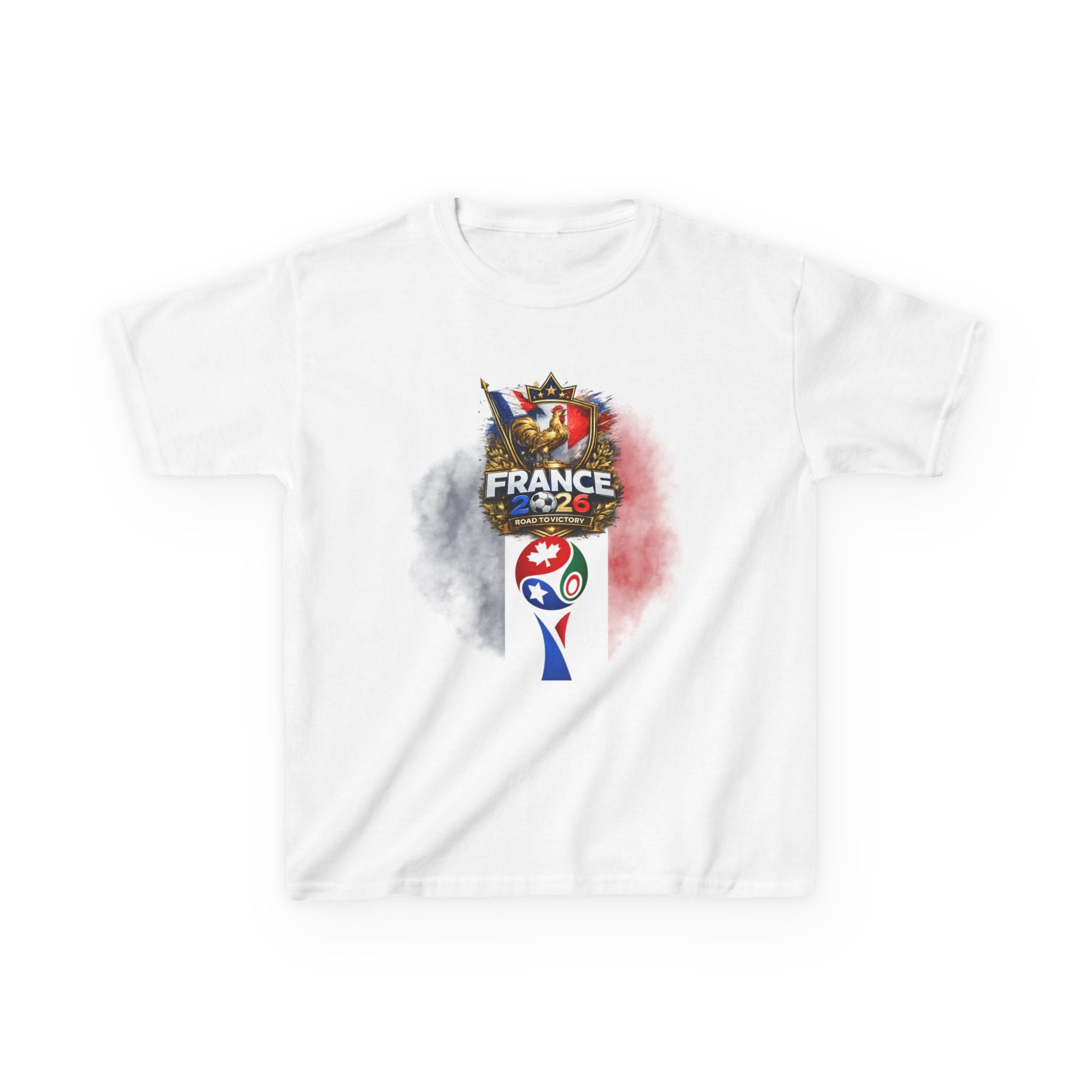 Kids T-Shirt — France 2024 Soccer Cup Crest (Kids)