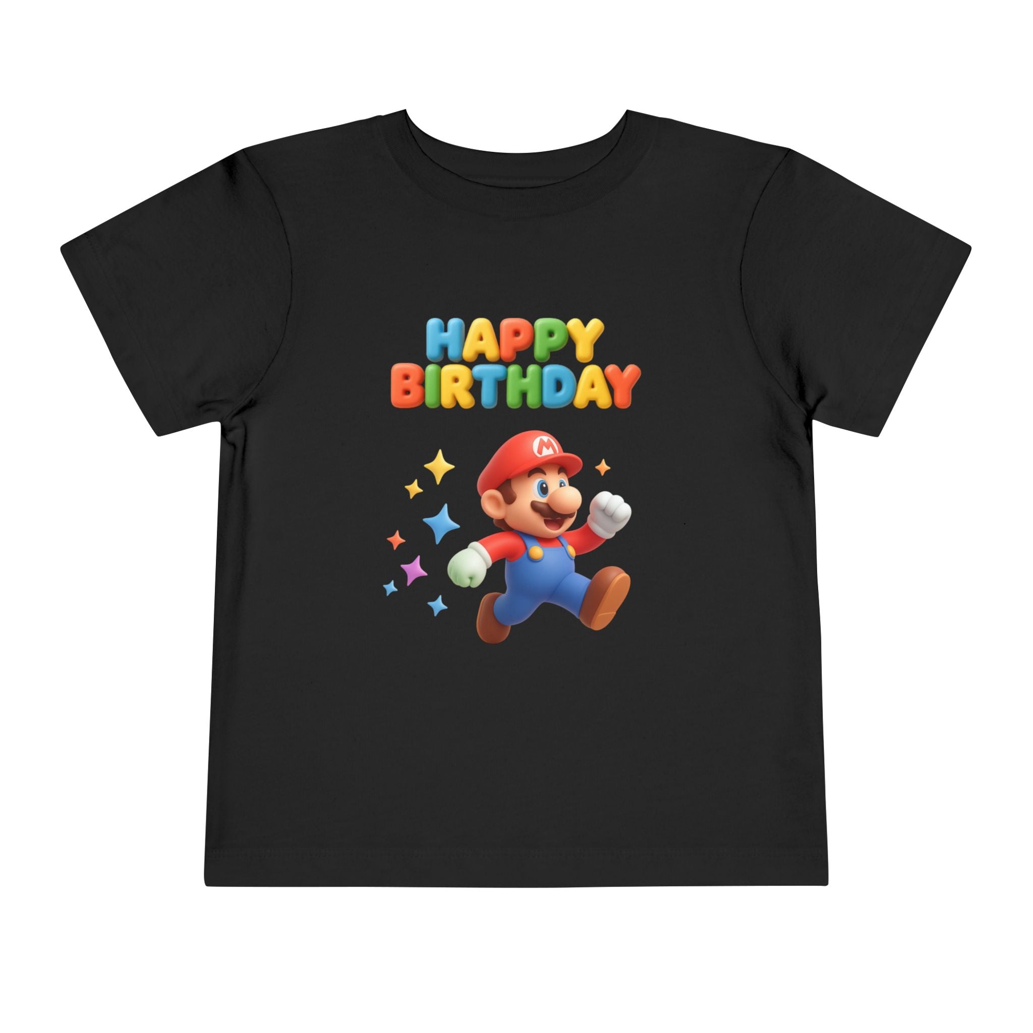 Mario Birthday Toddler Short Sleeve Tee