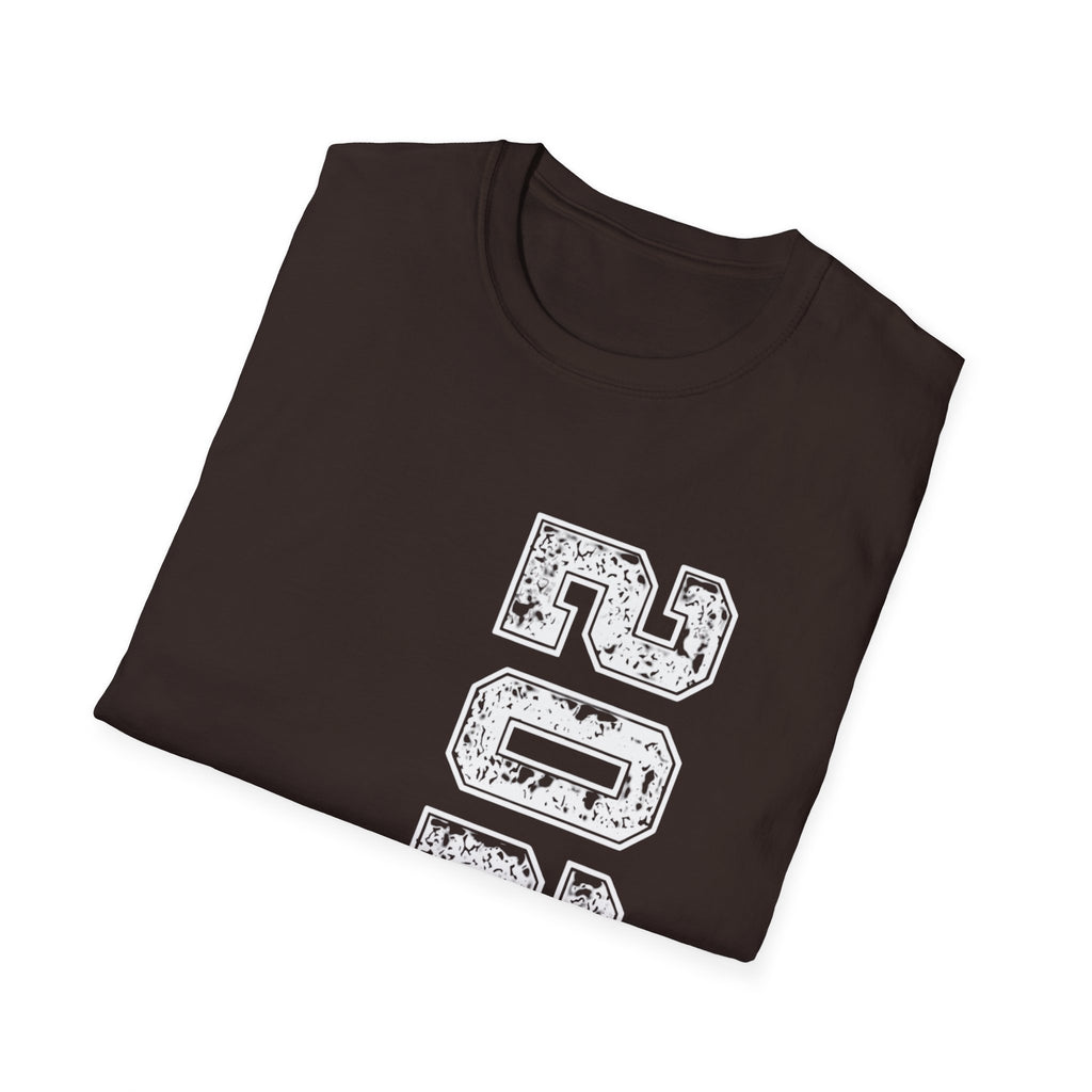 Class of 2026 Vertical Graphic T-Shirt — Graduation Senior Year Tee
