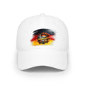Germany 2026 Soccer Crest Baseball Cap — German Flag Brushstroke Football Hat