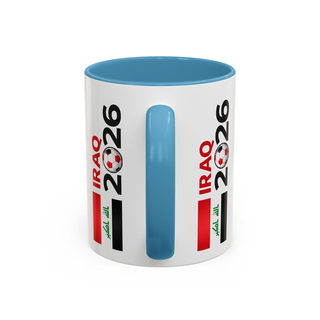 Iraq 2026 Accent Coffee Mug — Arabic Pride Flag Design