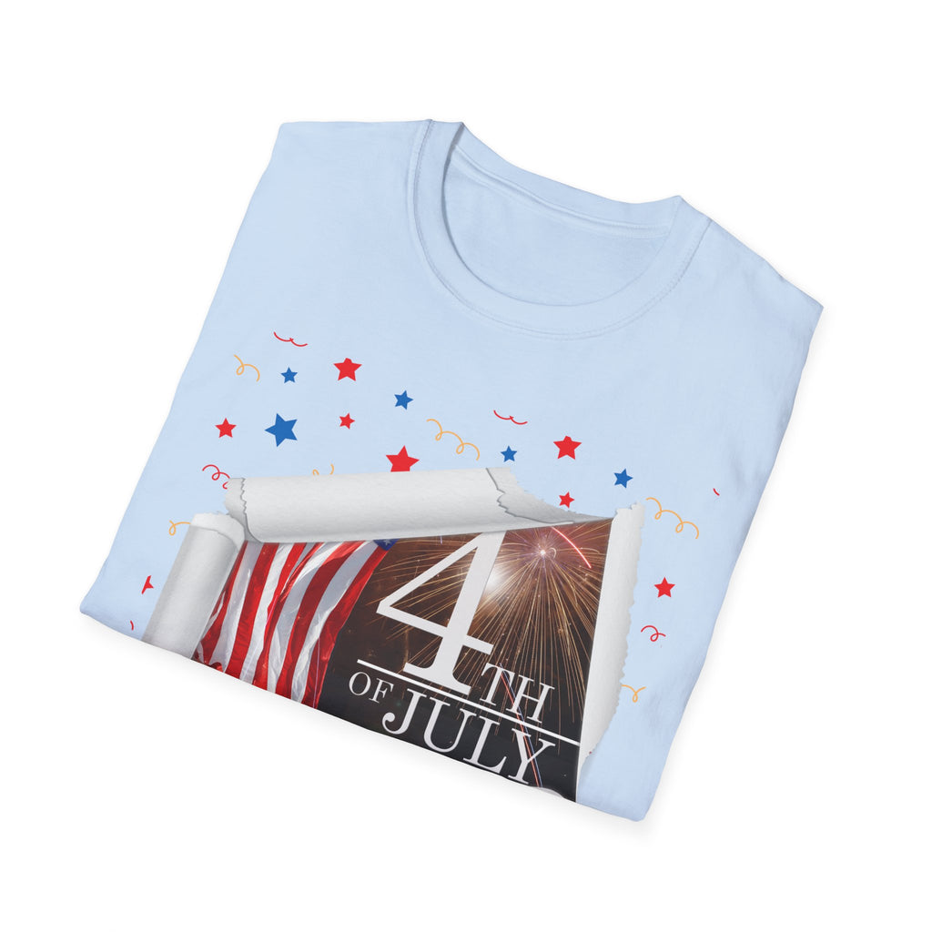 4th of July American Flag T-Shirt — Patriotic Independence Day Tee