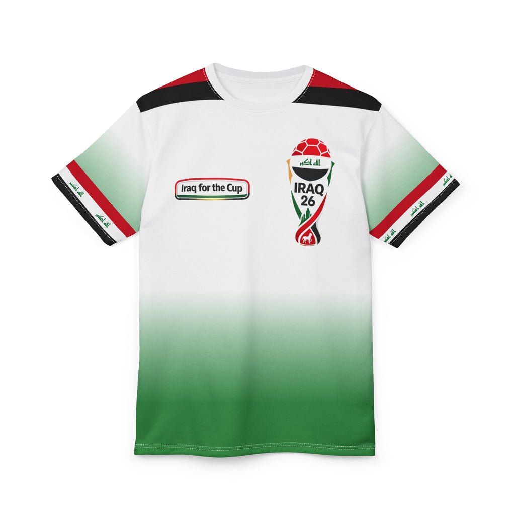 Iraq 26 Football Jersey Tee — "Iraq " Soccer Fan Shirt