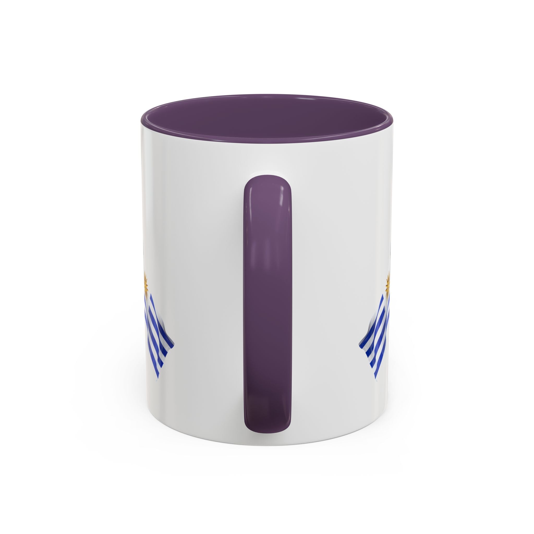 Uruguay Flag Accent Coffee Mug — Blue Sun National Pride 11/15oz