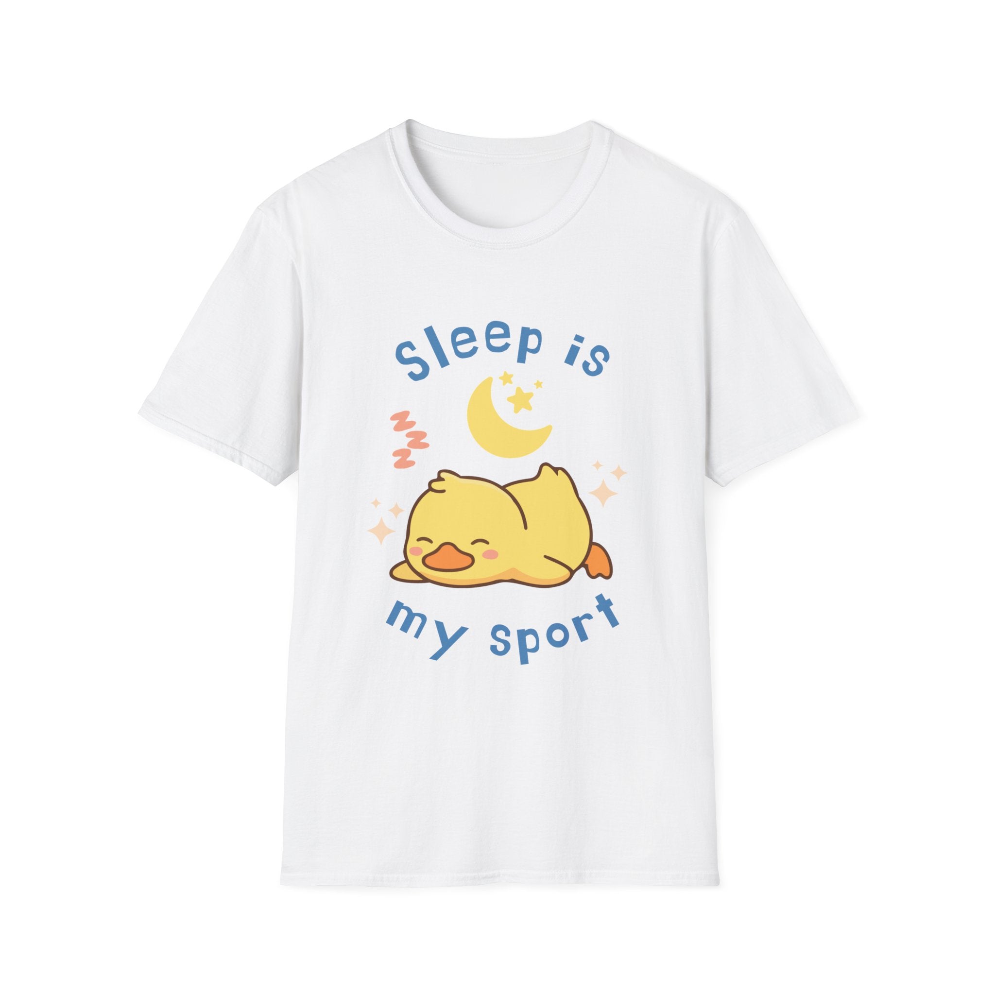 Sleep Is My Sport T-Shirt — Cute Sleeping Duck Graphic Tee