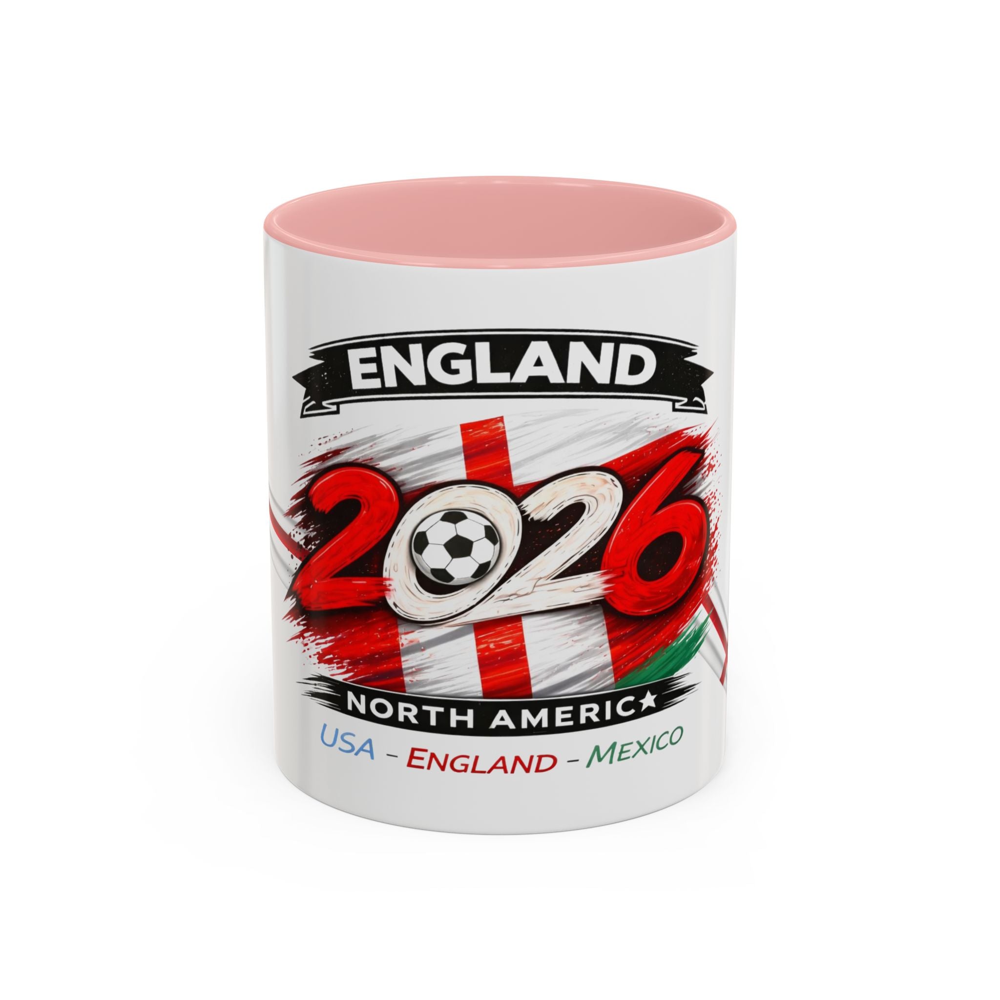 England 2026 Soccer  Cup Mug – North America (USA • England • Mexico)