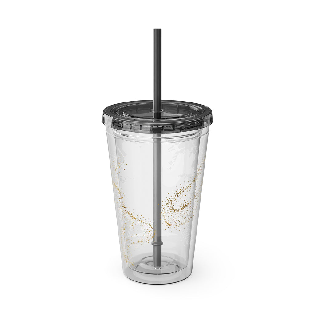 Minnie Mouse Sunsplash 16oz Tumbler with Straw