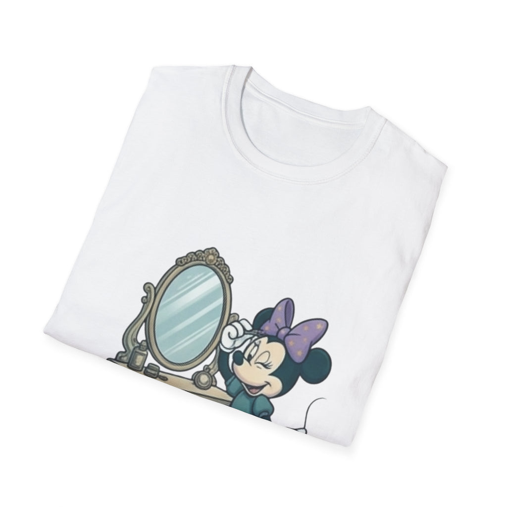 Minnie Mouse Vanity T-Shirt – Vintage Makeup Desk Graphic Tee