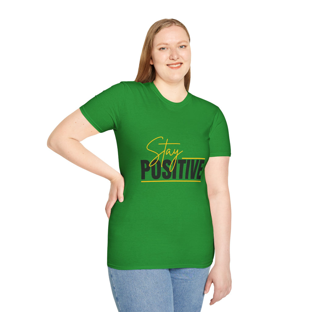 Stay Positive T-Shirt — Inspirational Motivational Graphic Tee