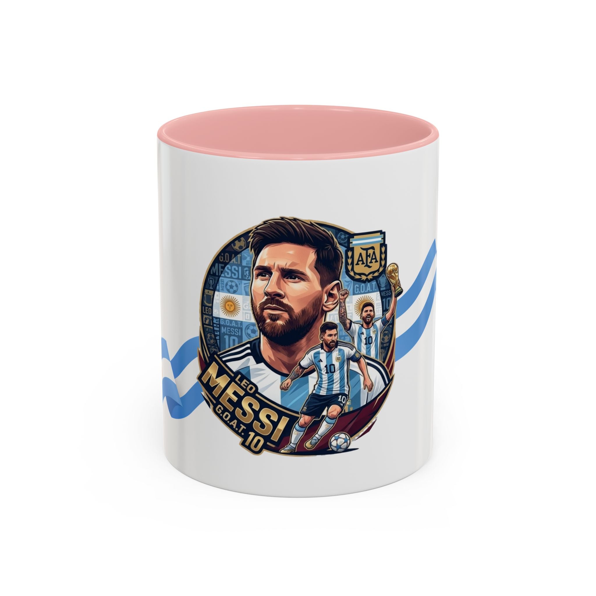 Argentina Soccer Player Coffee Mug – National Flag Accent