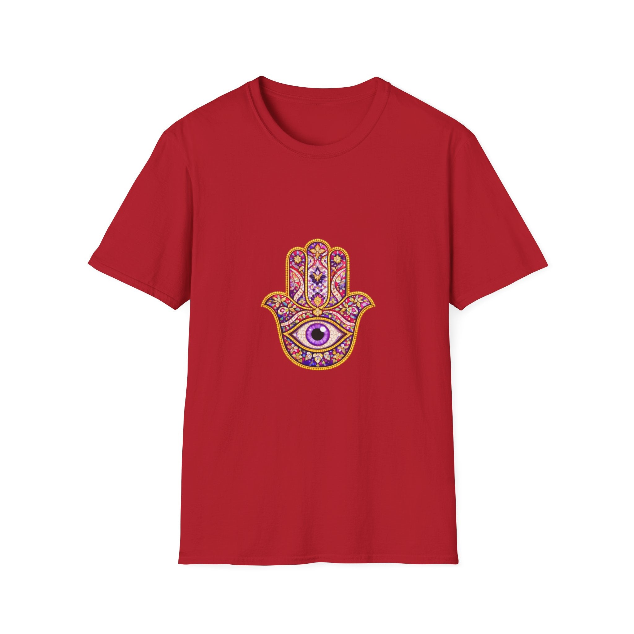 Hamsa Hand T-Shirt — Boho Spiritual Evil Eye Graphic Tee