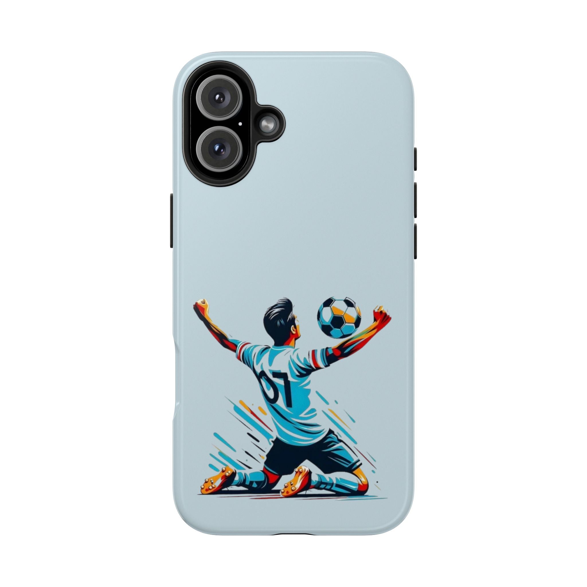 Soccer Celebration Tough Phone Case — Lightweight Protective iPhone Cover