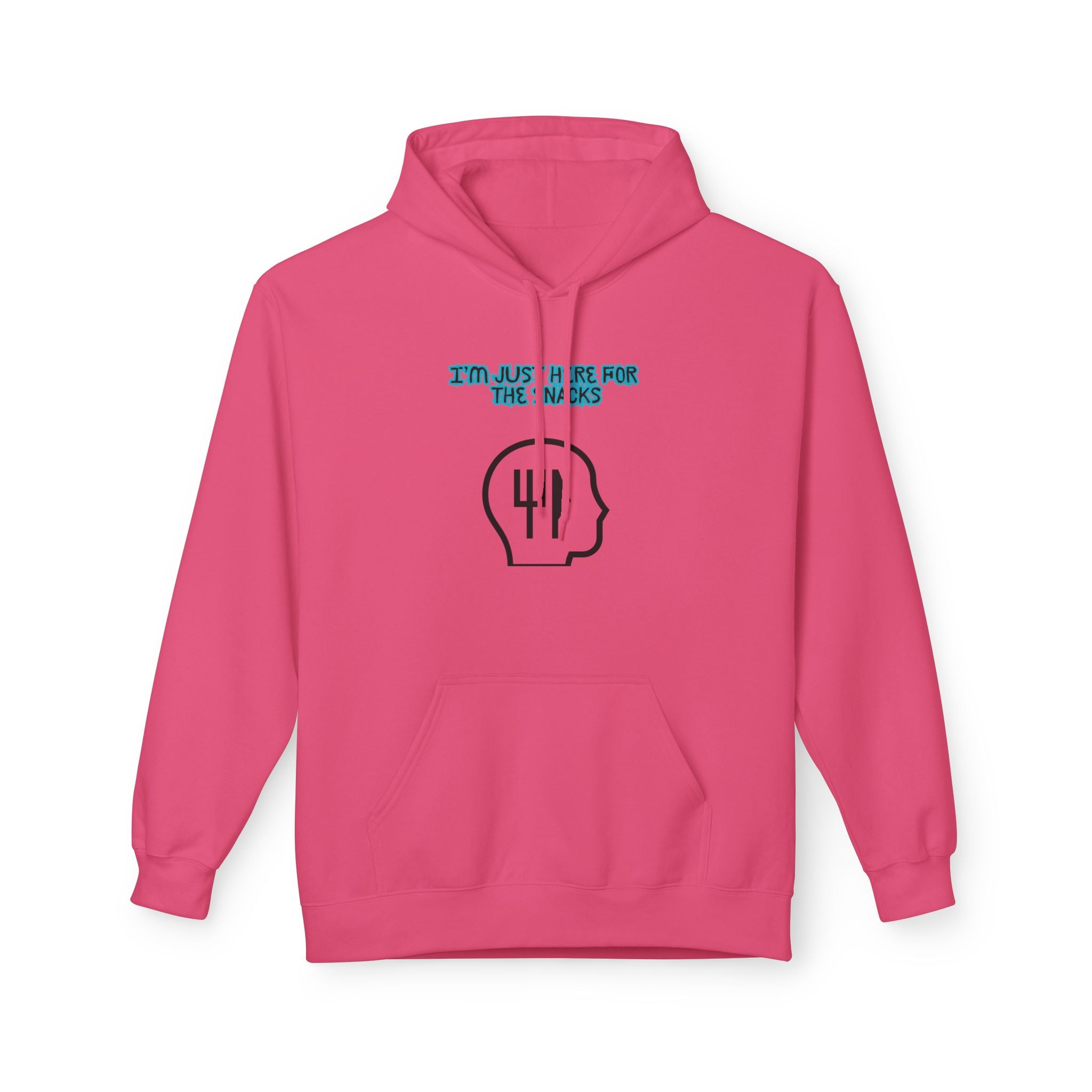 I’m Just Here for the Snacks Unisex Midweight Softstyle Fleece Hoodie
