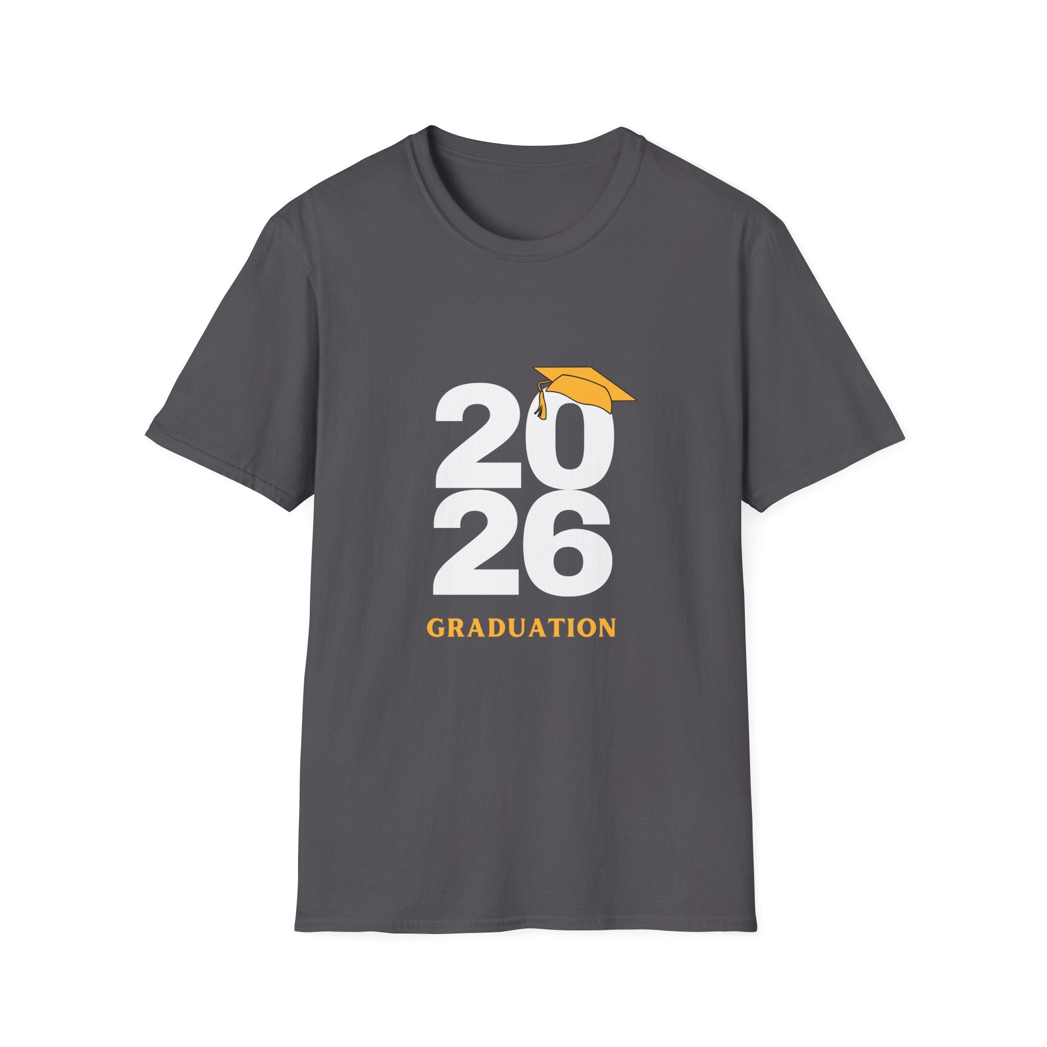 2026 Graduation T-Shirt with Cap Graphic — Class of 2026 Celebration Tee