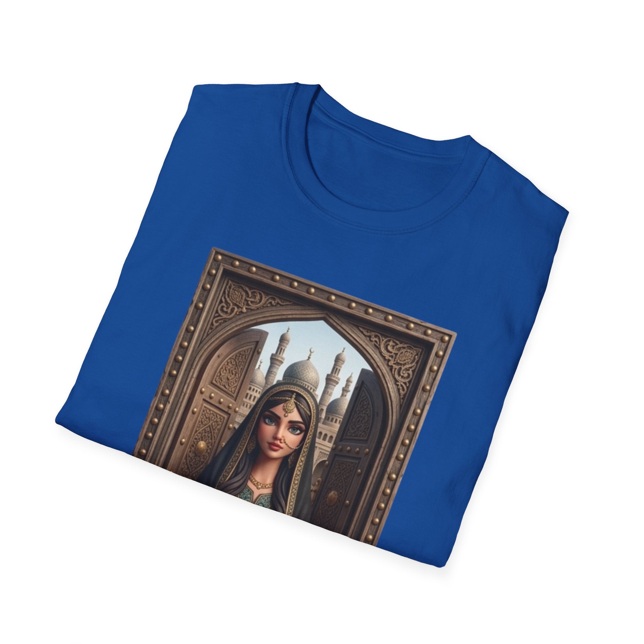 Arabian Princess Portrait T-Shirt — Arabic Calligraphy Design