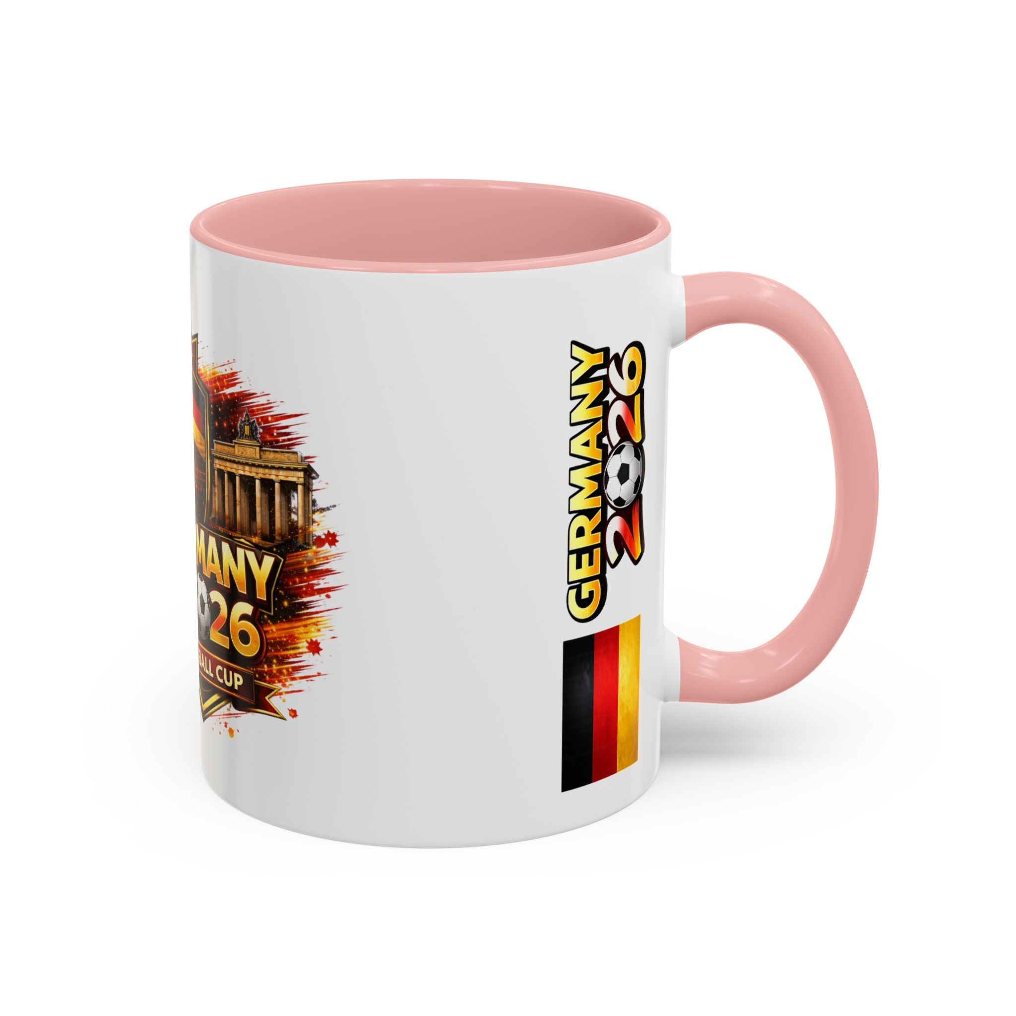Germany 2026 Football Cup Coffee Mug – Soccer Fan Germany 2026 Accent Mug
