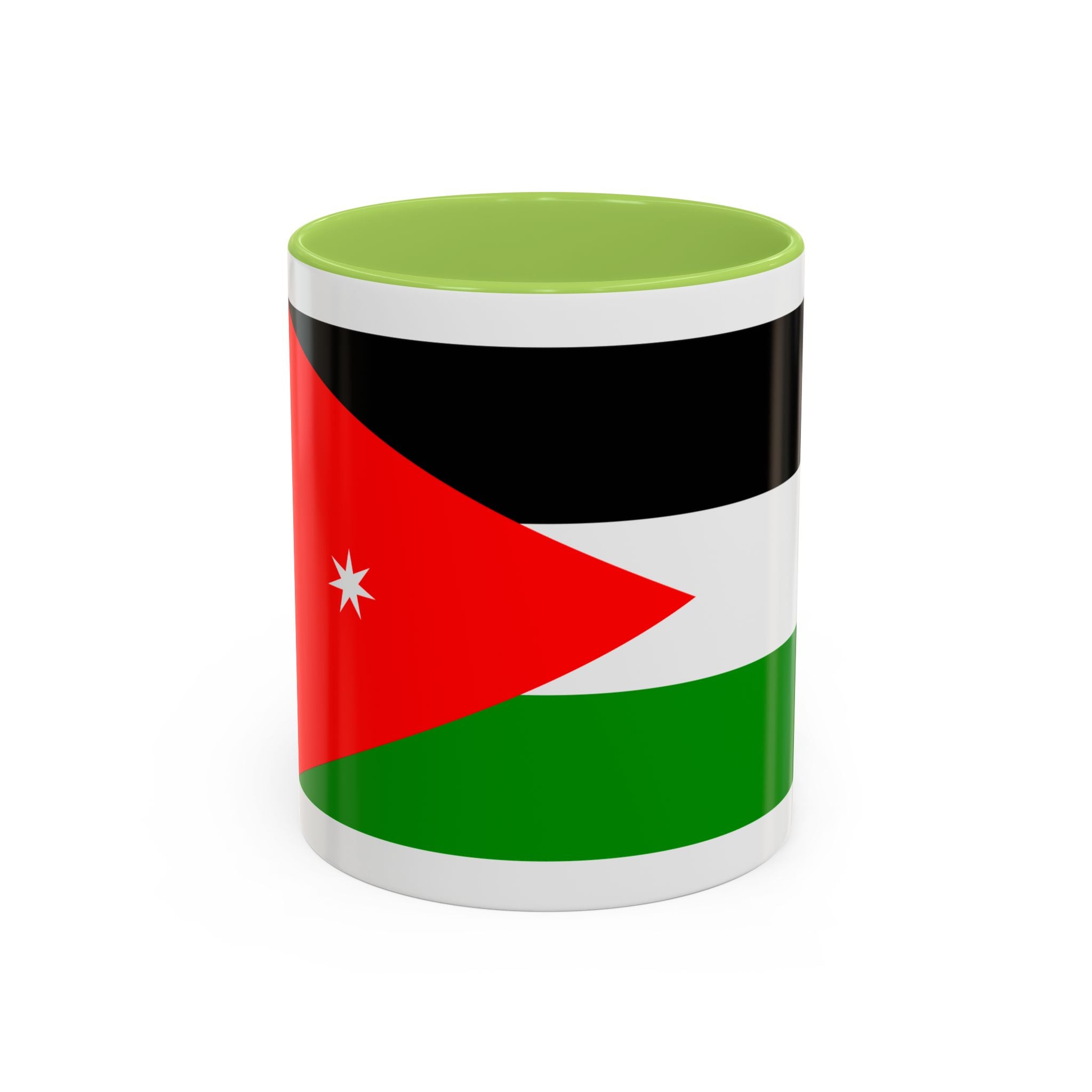 Jordan Flag Accent Coffee Mug – Patriotic Jordanian Tea & Coffee Cup (11/15oz)