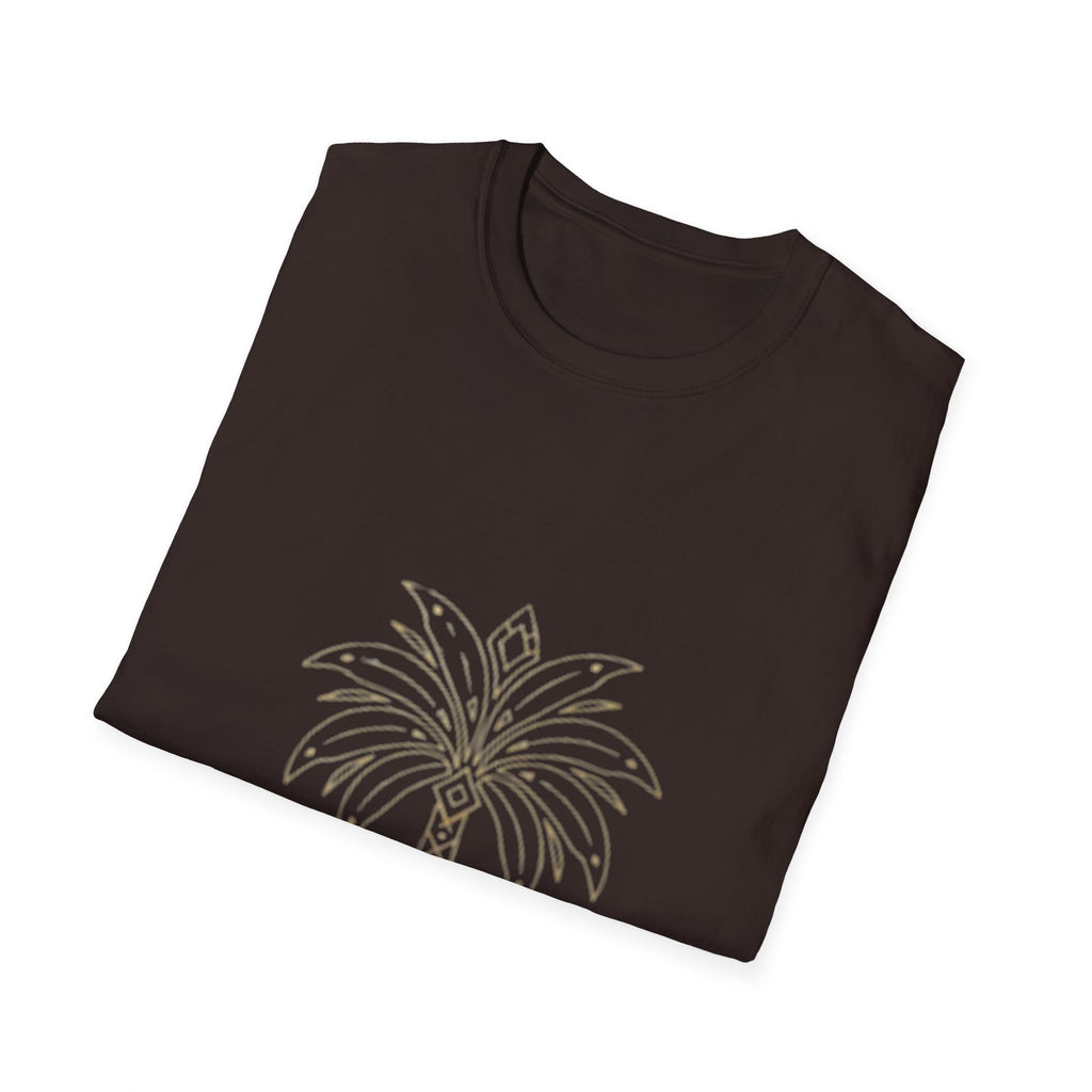 Palm Tree Graphic T-Shirt — Arabic "العراقة" Design