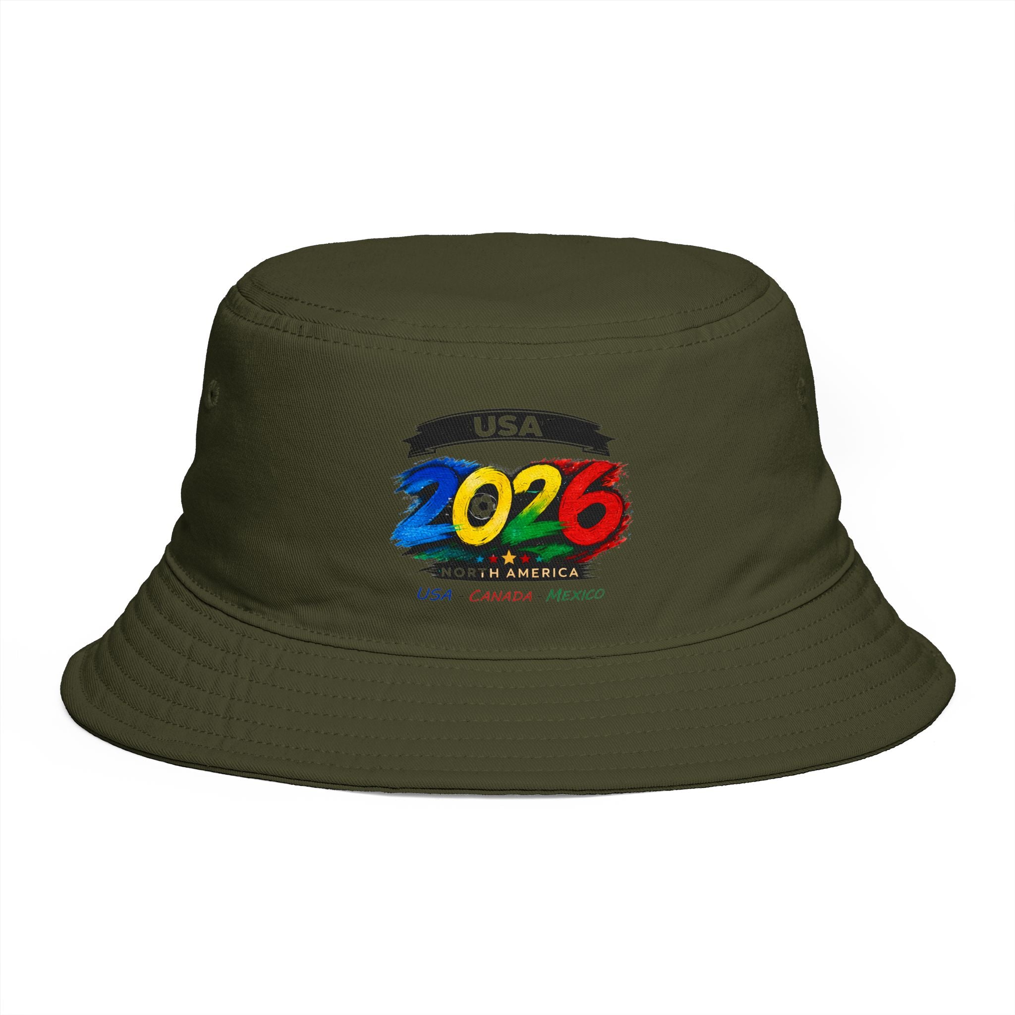 2026  Bucket Hat — USA Canada Mexico Soccer Tournament