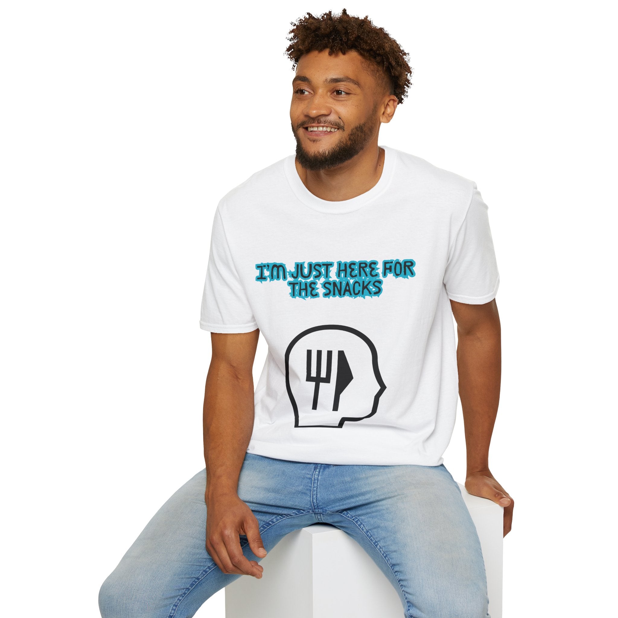 I’m Just Here for the Snacks Unisex Softstyle T-Shirt