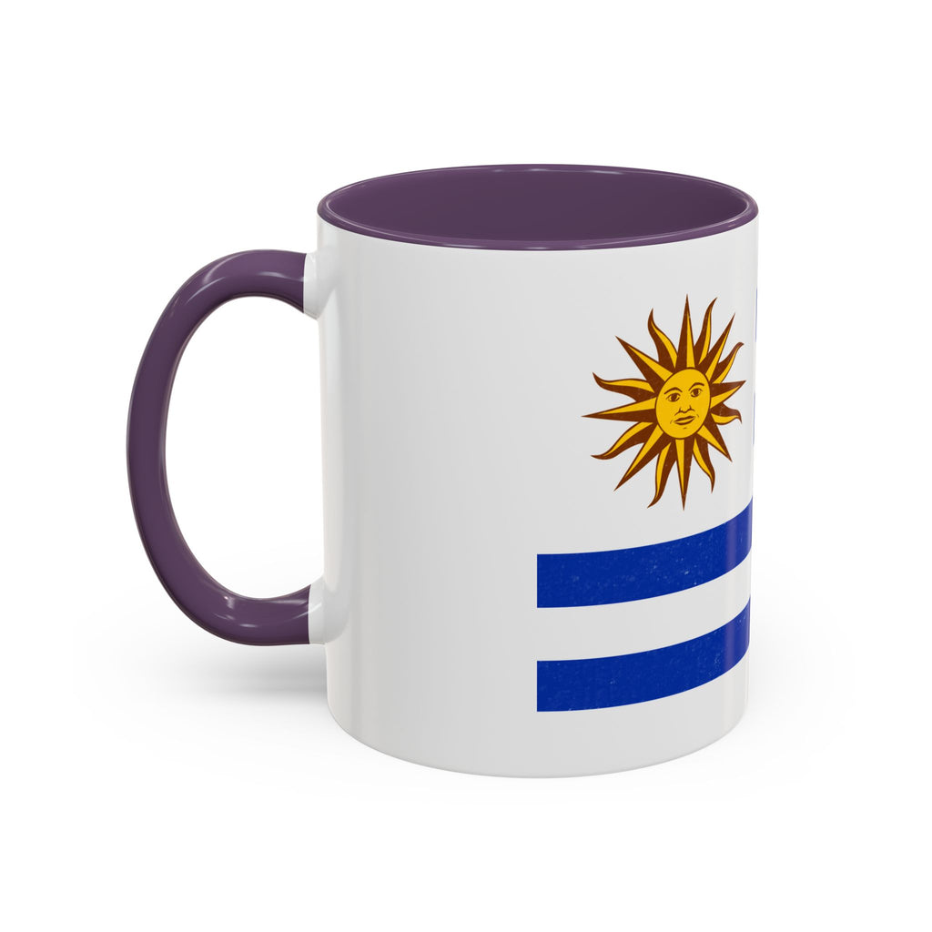 Uruguay Flag Accent Coffee Mug – Blue Stripes with Sun of May, 11oz & 15oz