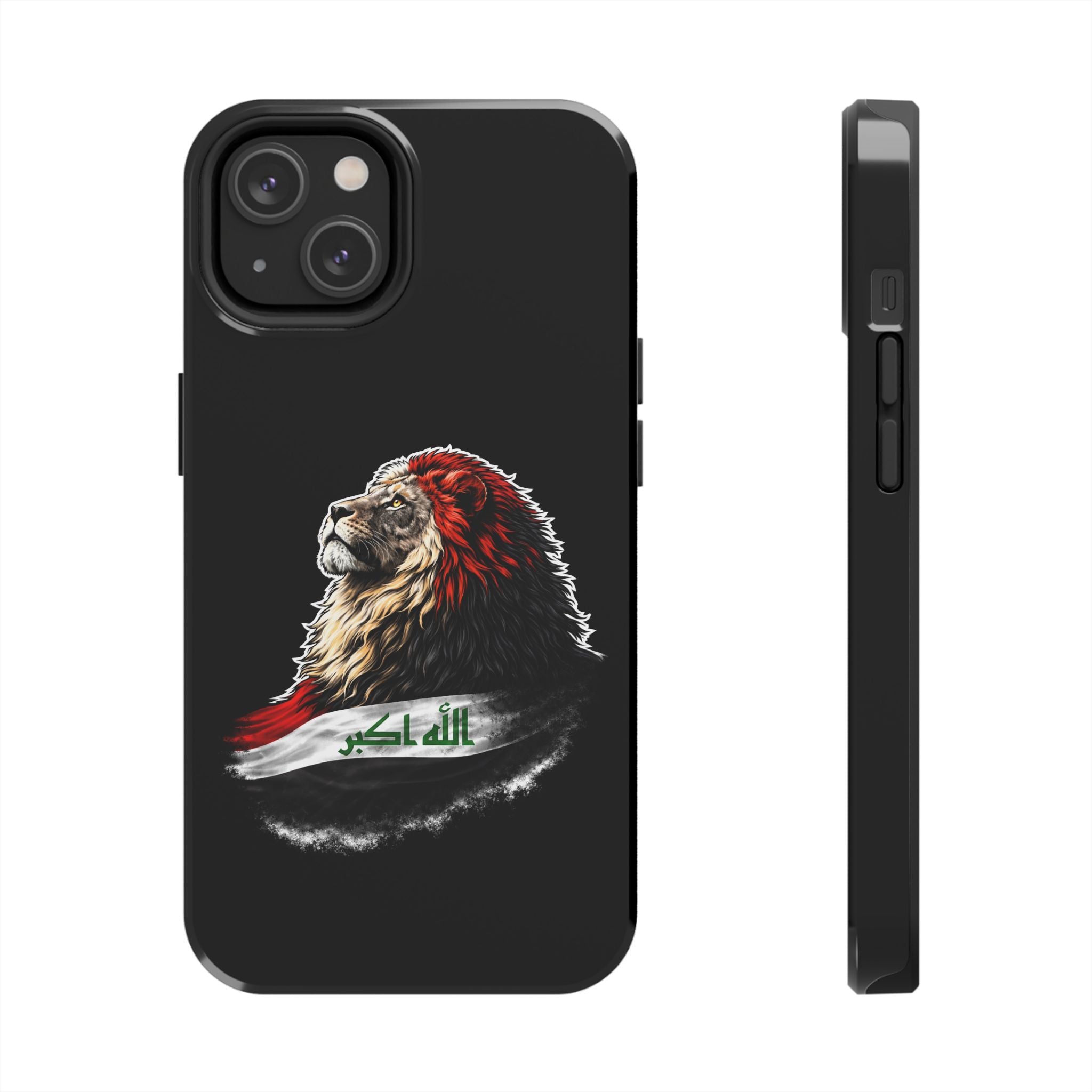 Iraq Lion Tough Phone Case — Protective iPhone Case with Iraqi Flag Design