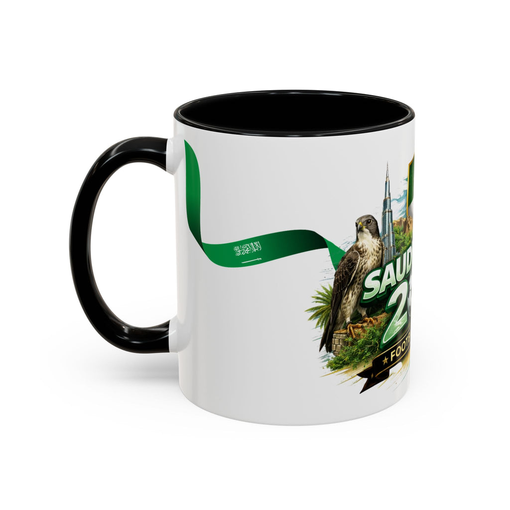 Saudi Arabia 2026 Football Passion Accent Coffee Mug – Cup Soccer Fan Gift