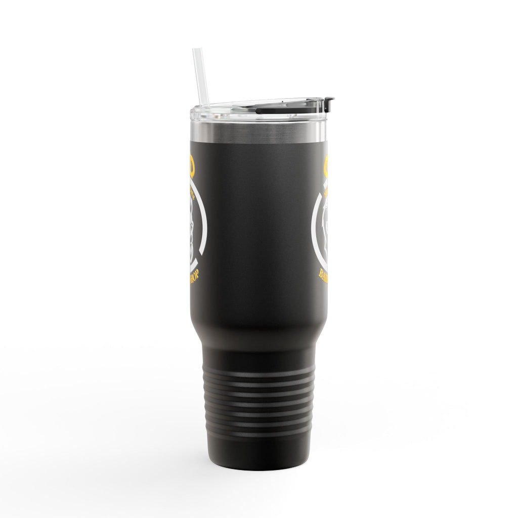 Madrid Cutz Crown Logo Stainless Tumbler with Straw40oz Insulated Travel Mug